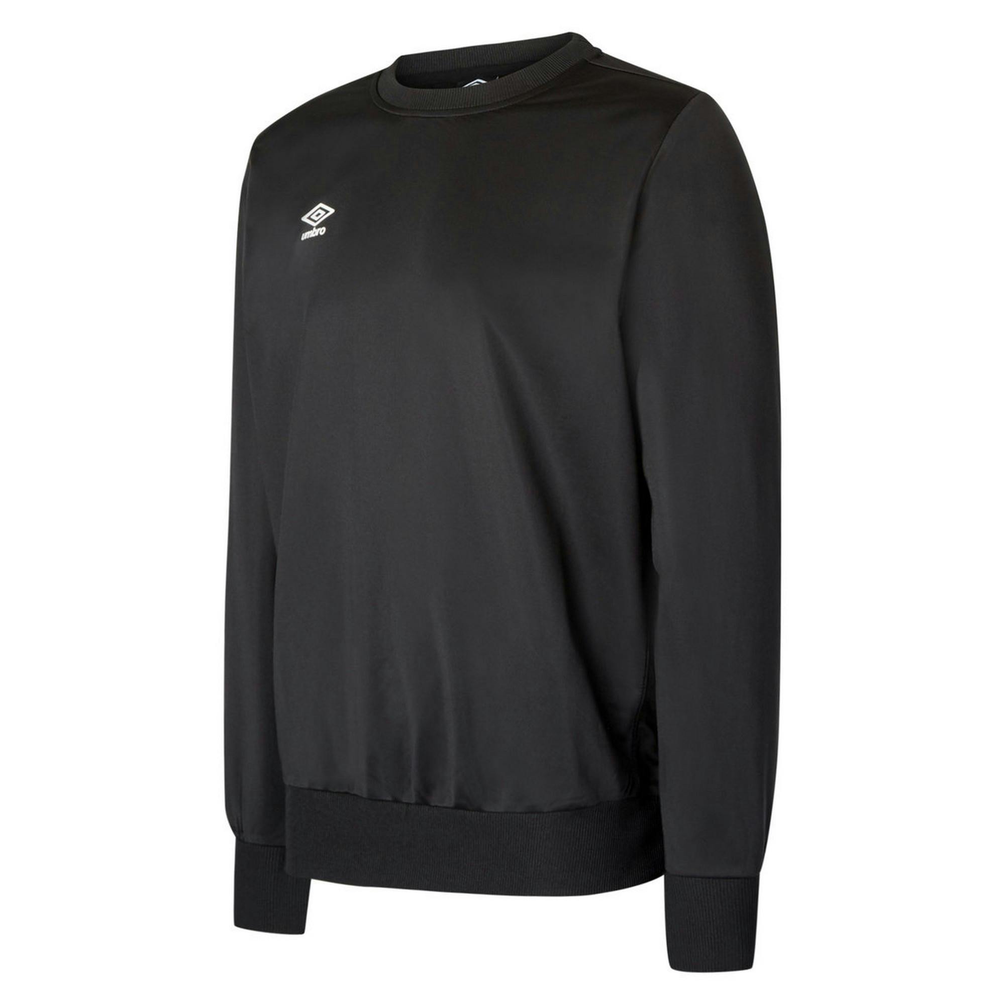 Umbro Black Kids Polyester Sweatshirt - 13 Years - 100% Knitted Polyester