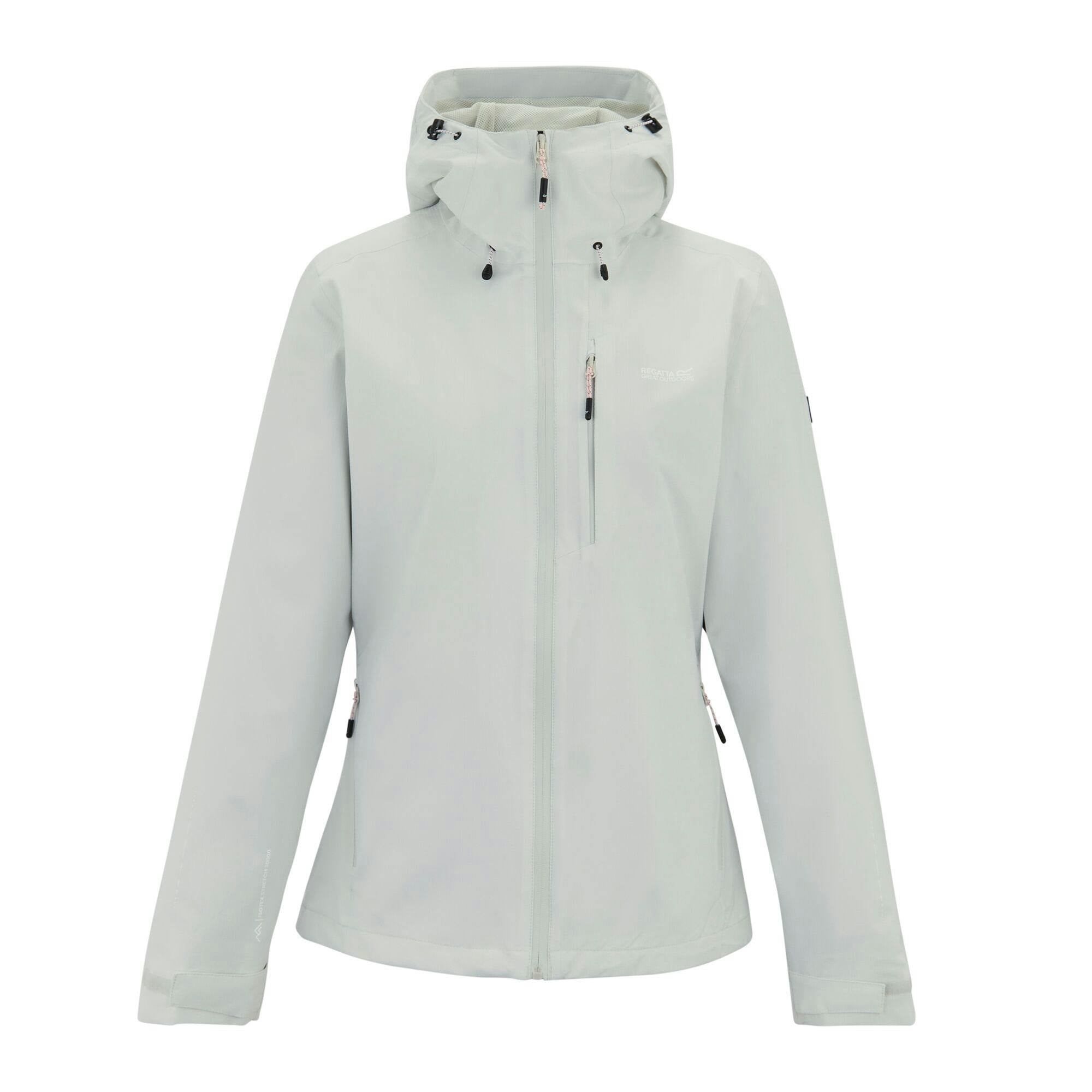 Regatta Women's Gray Oklarna Waterproof Jacket - Dawn - 14 Uk - Dawn - 61% Polyester/39% Recycled Polyester