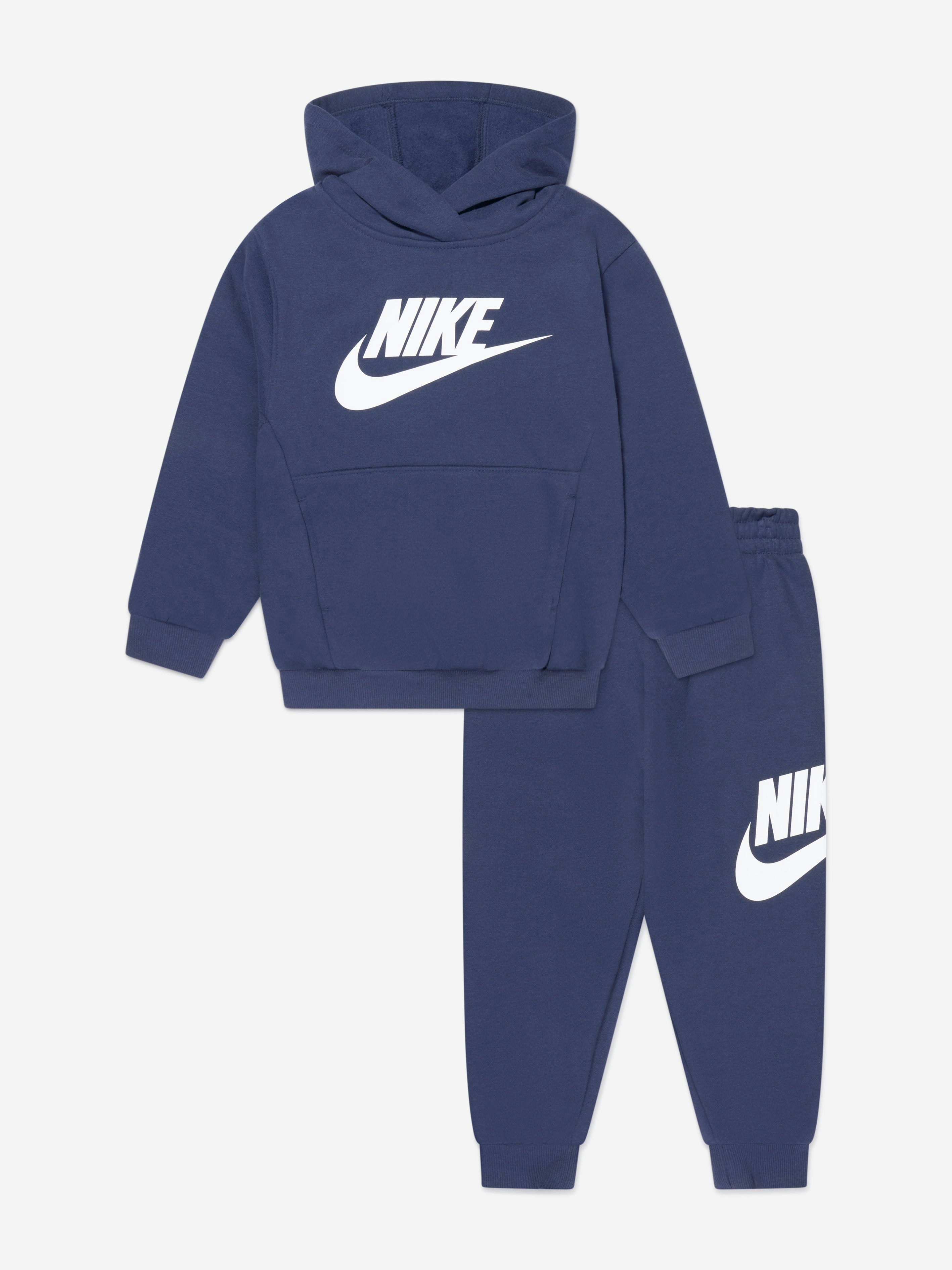 Nike Blue Kids Club Fleece Tracksuit In Navy - 18 Mths