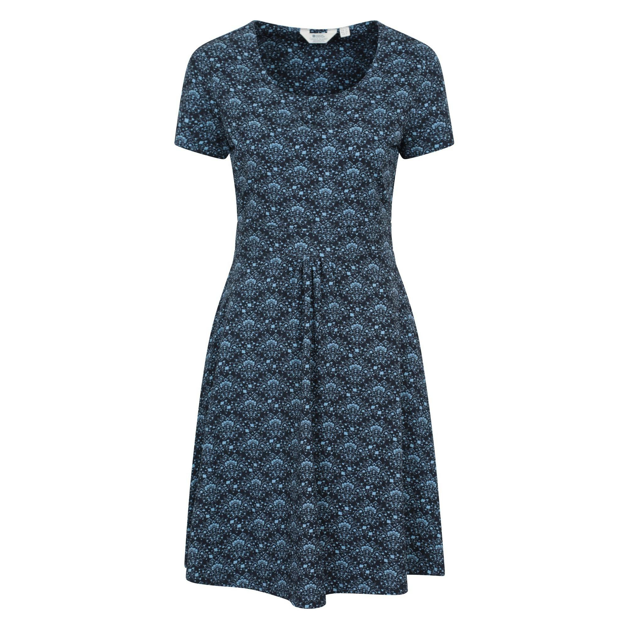 Mountain Warehouse Women's Orchid Floral Uv Protection Dress - Navy - Navy - 16 Uk - 95% Cotton/5% Elastane