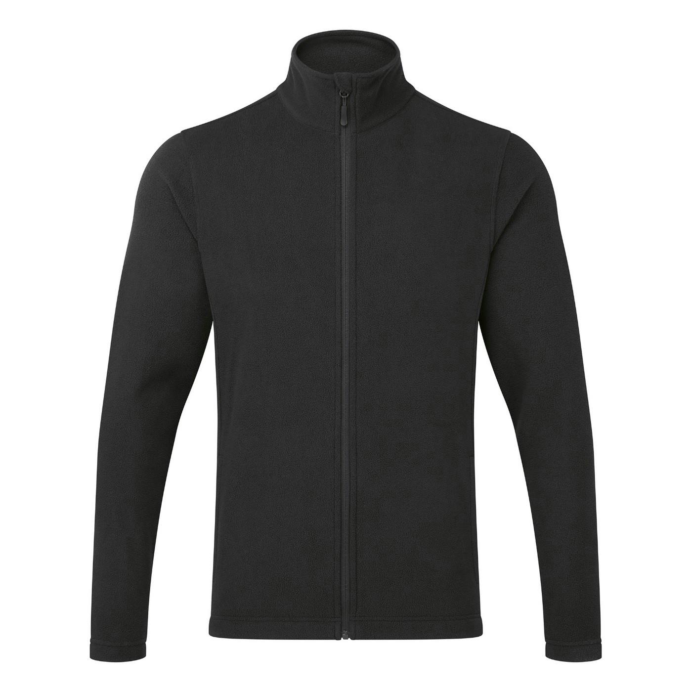 Premier Men's Black Recyclight Full Zip Fleece Jacket - 3XL - 100% Recycled Polyester