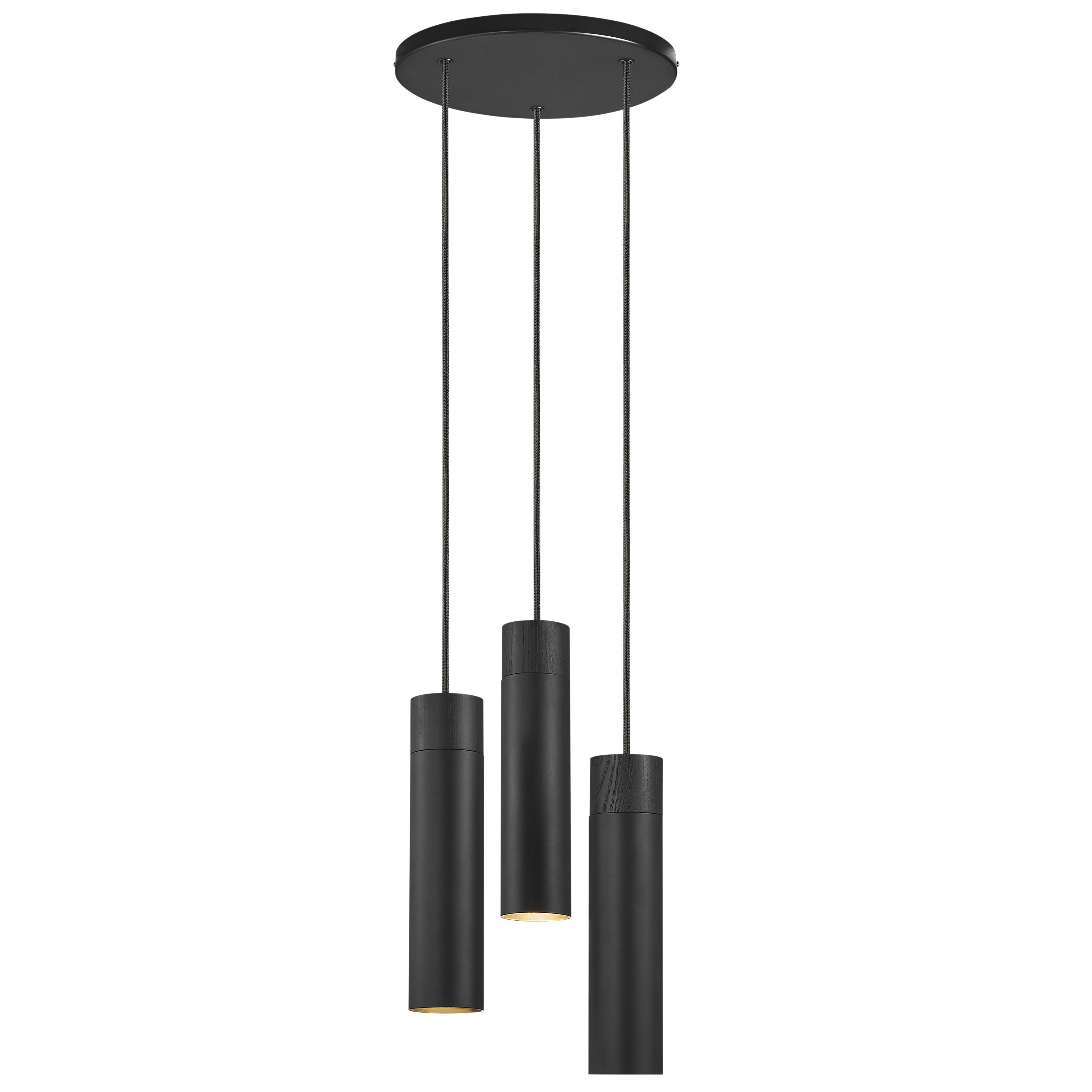 Rackhams Black Tilo 3-Spot | Pendant | - 1