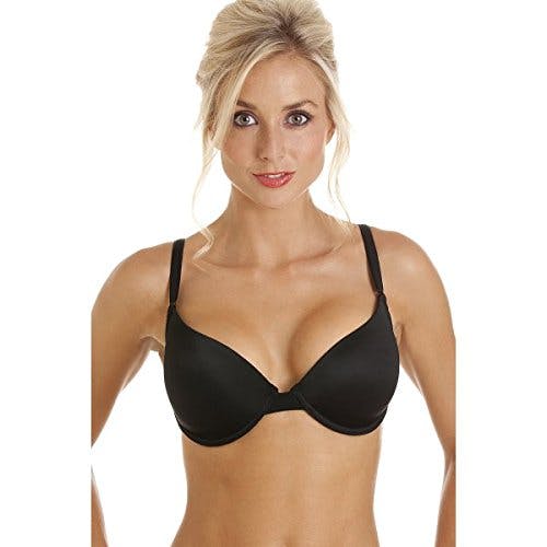 Camille Women's Black Underwired Multiway Bra In Moulded Cup Lingerie - 36A