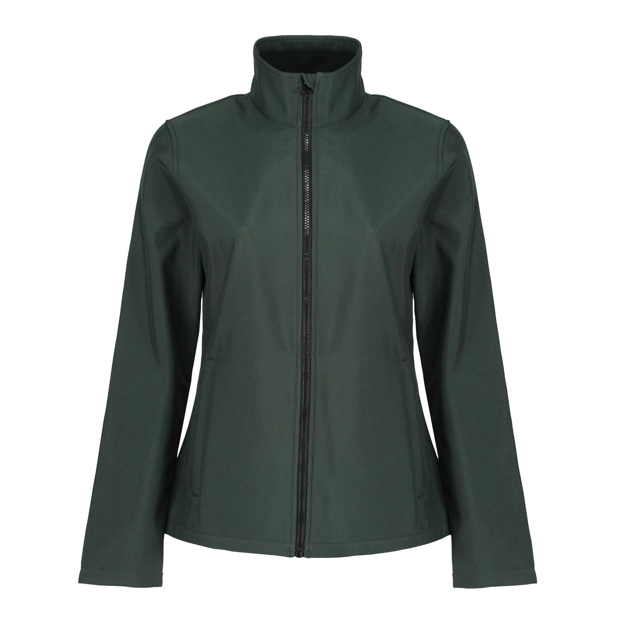 Regatta Women's Dark/Black Professional / Printable Soft Shell Jacket - Spruce/ - 18 Uk - Spruce/ - 100% Polyester