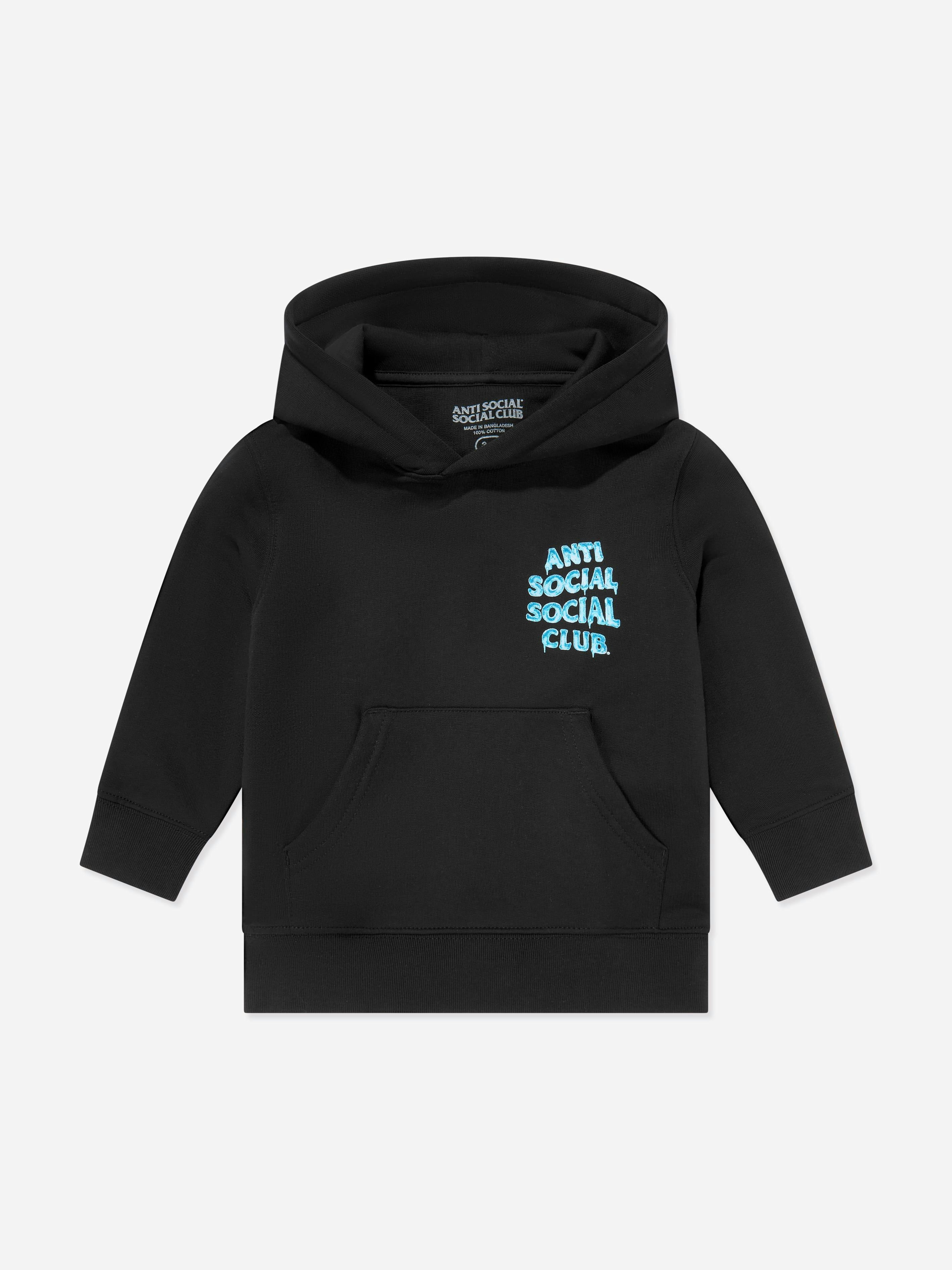 Anti Social Social Club Unisex Kids Black Kids Icy Mind Games Hoodie In - 9 - 11Yrs