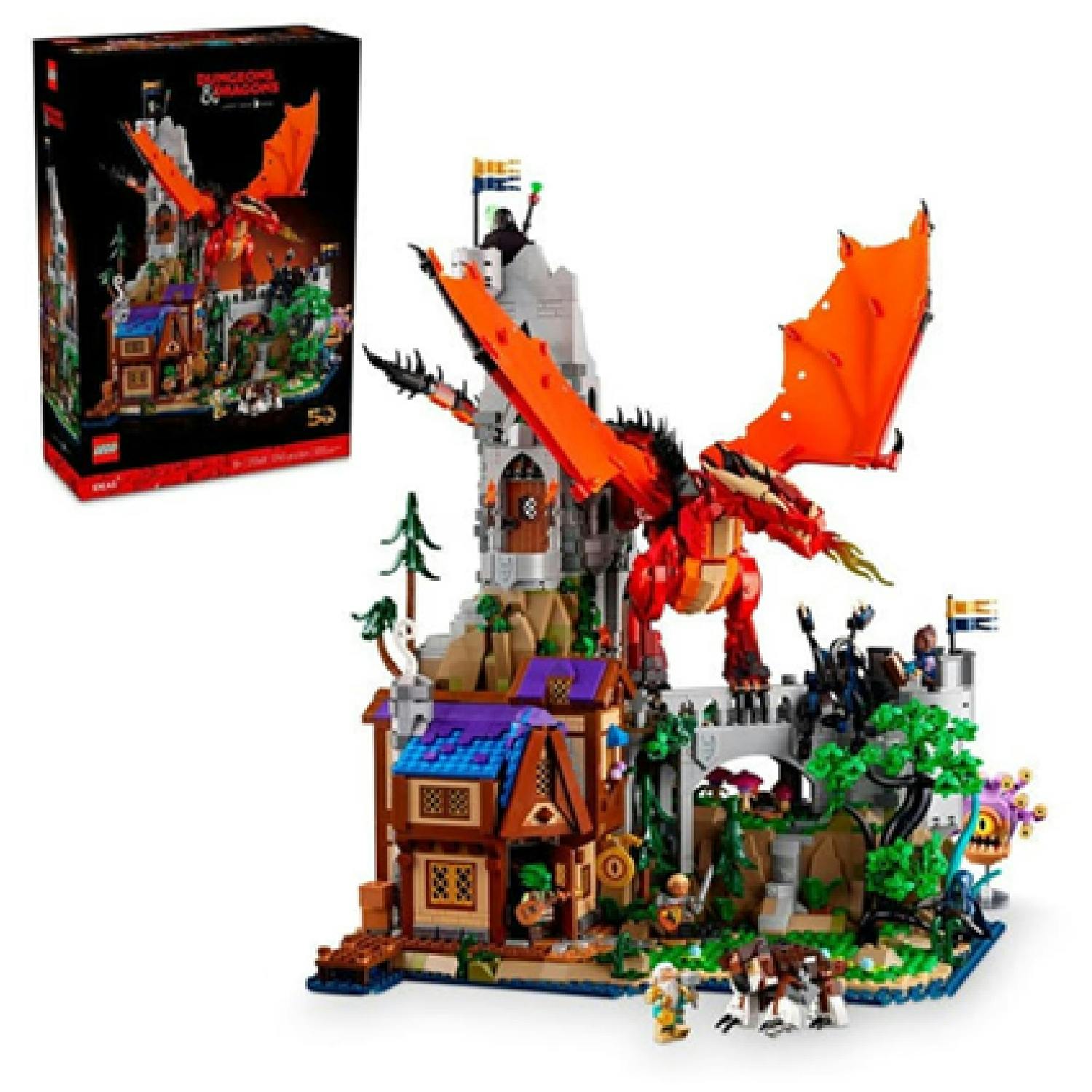 Lego Red Ideas Dungeons & Dragons: The Legend Of The Dragon 21348