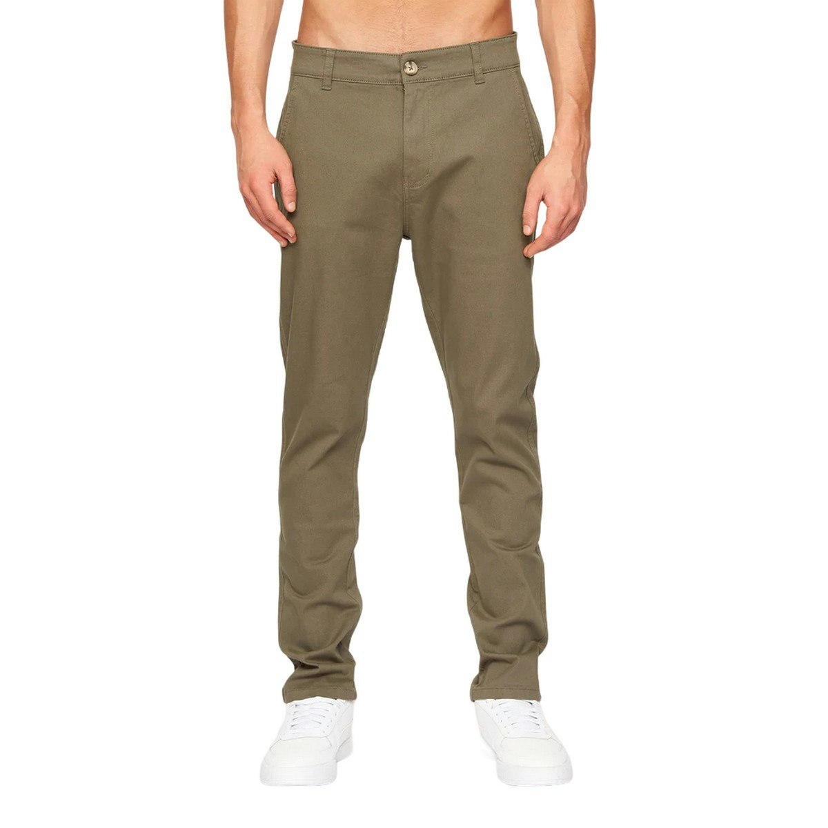 Crosshatch Men's Roysden Chinos - Khaki - Khaki - 32R
