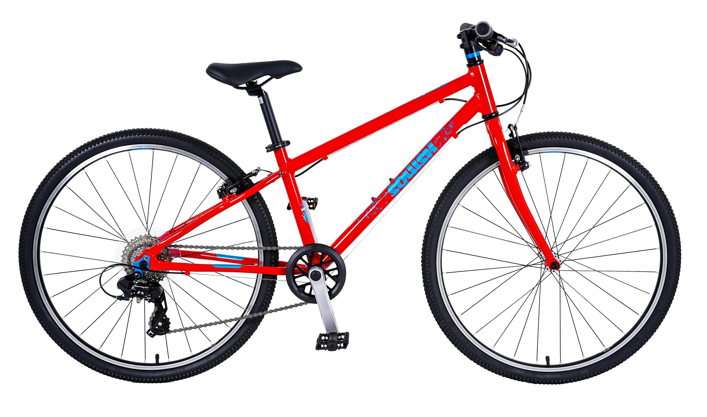 Squish Red 26" Wheel Lightweight Hybrid Bike
