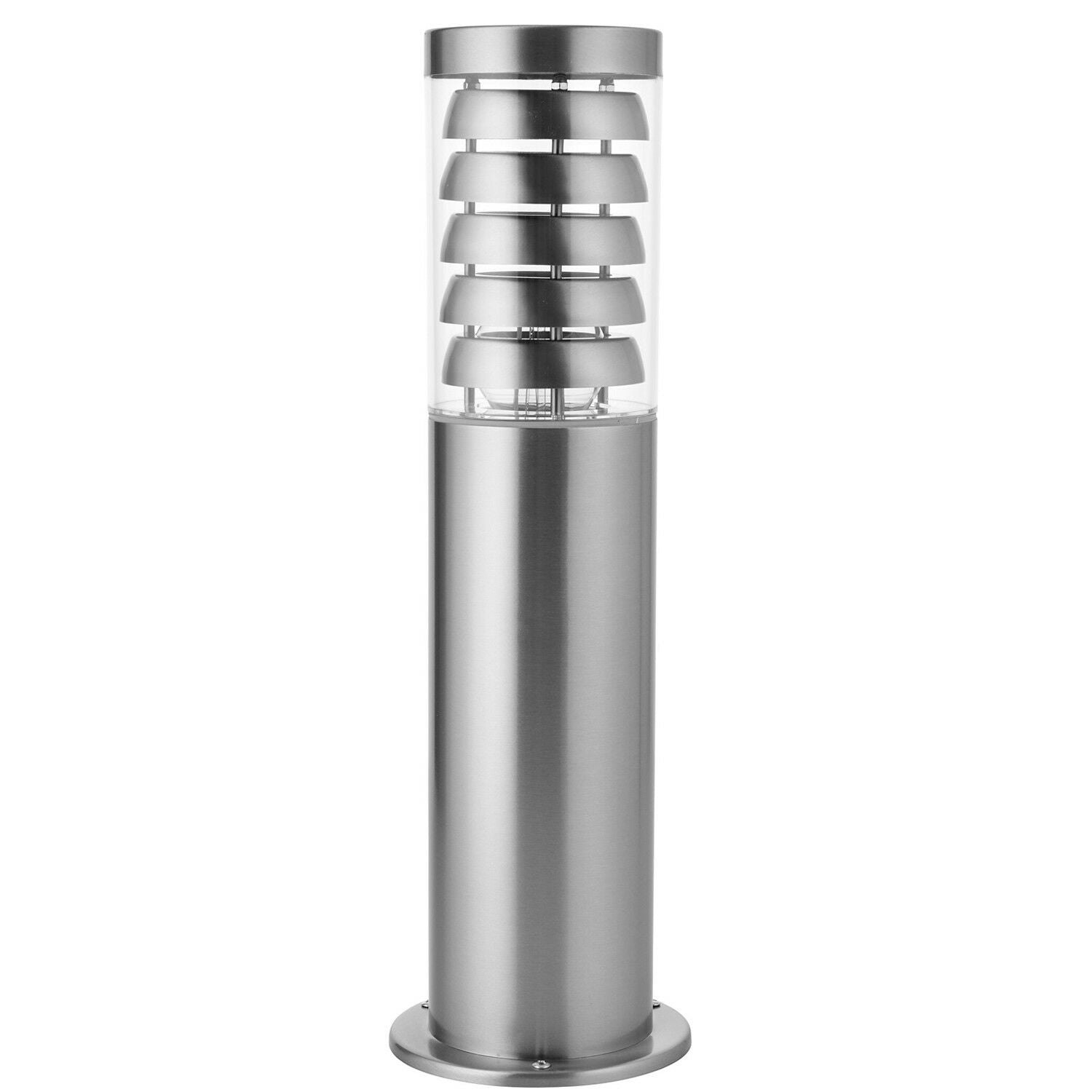 Rackhams Light Outdoor Garden Bollard Stainless Steel 9W Outside Path Led Lamp Post Ip44 Size 9