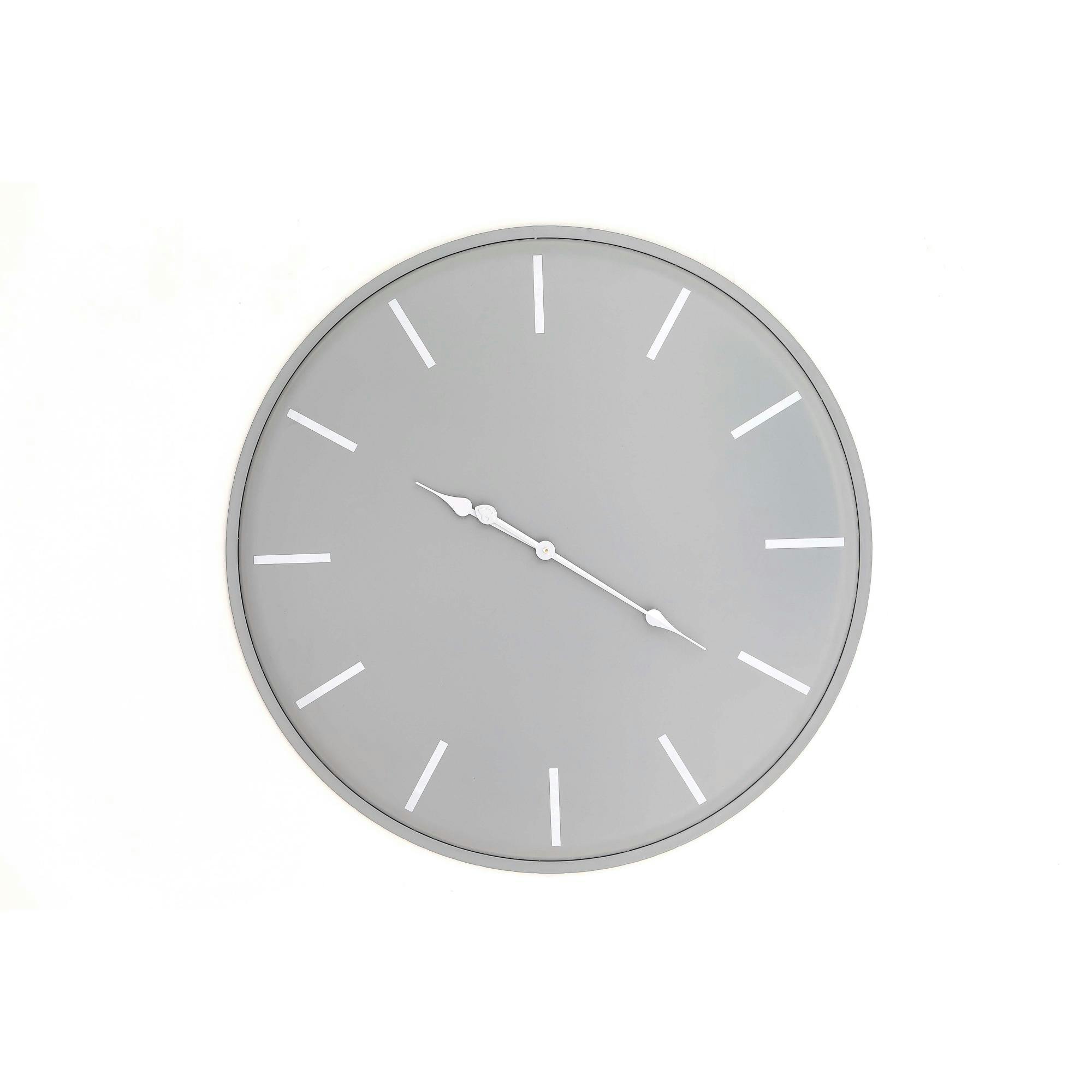 Rackhams Grey Karlsson Wall Clock - 80Cm X 5Cm - 100% Mixed