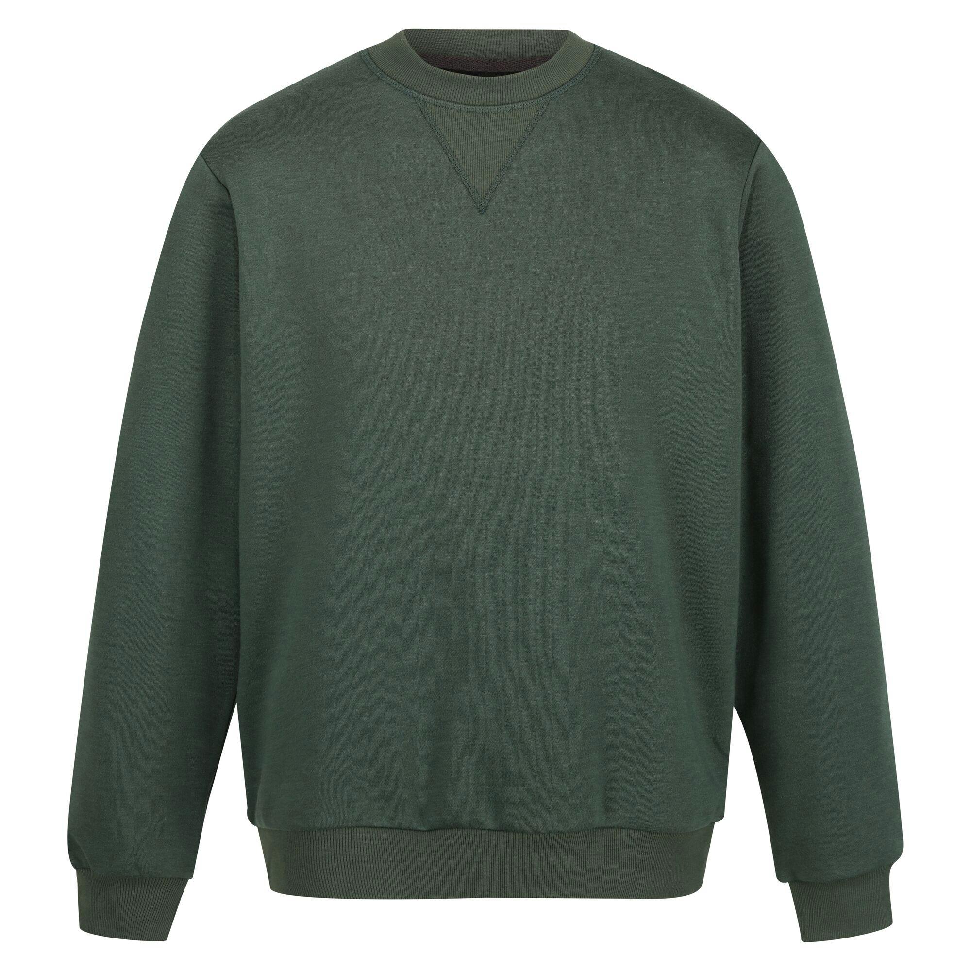 Regatta Men's Dark/Green Professional Crew Neck Sweatshirt - Xxl - 65% Polyester/35% Cotton