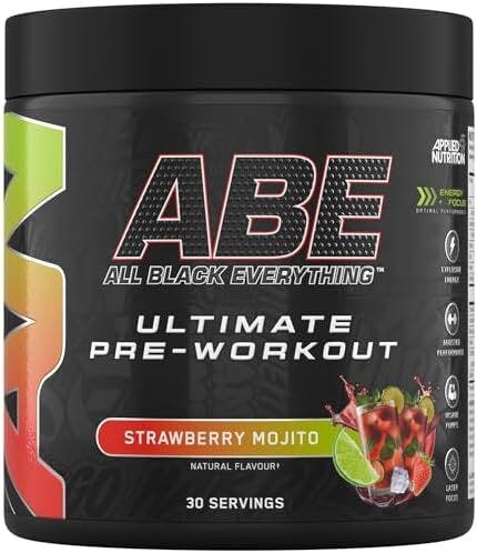Applied Nutrition Unisex Multicolor Abe Pre Workout Powder - Strawberry Mojito - 30 Servings - Image 9