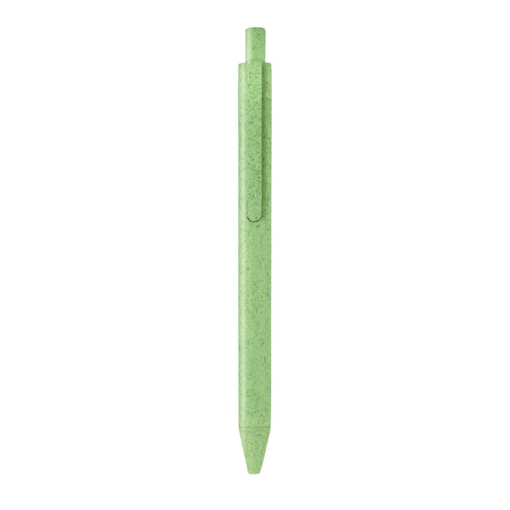 Rackhams Green Pecas Wheat Straw Ballpoint Pen - 14Cm X 1Cm