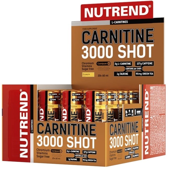 Nutrend Carnitine 3000 Shot, Pineapple - 20 X 60 Ml.