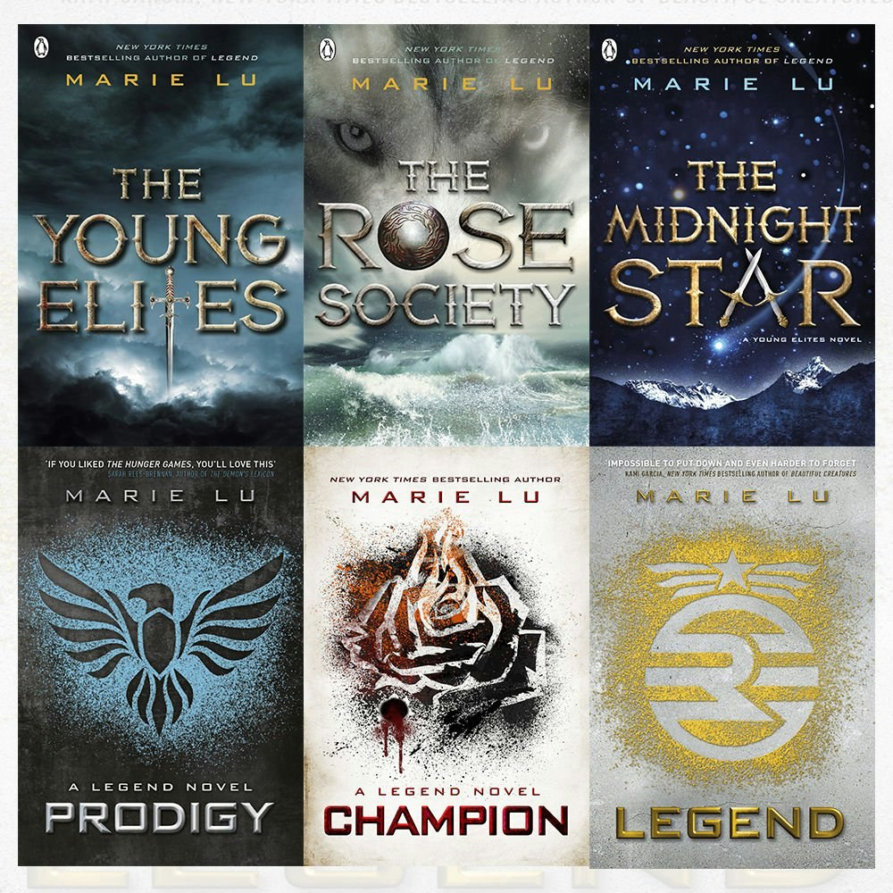 Penguin Legend And Young Elite Trilogy By Marie Lu 6 Books Set - Legend, Champion, Prodigy & More