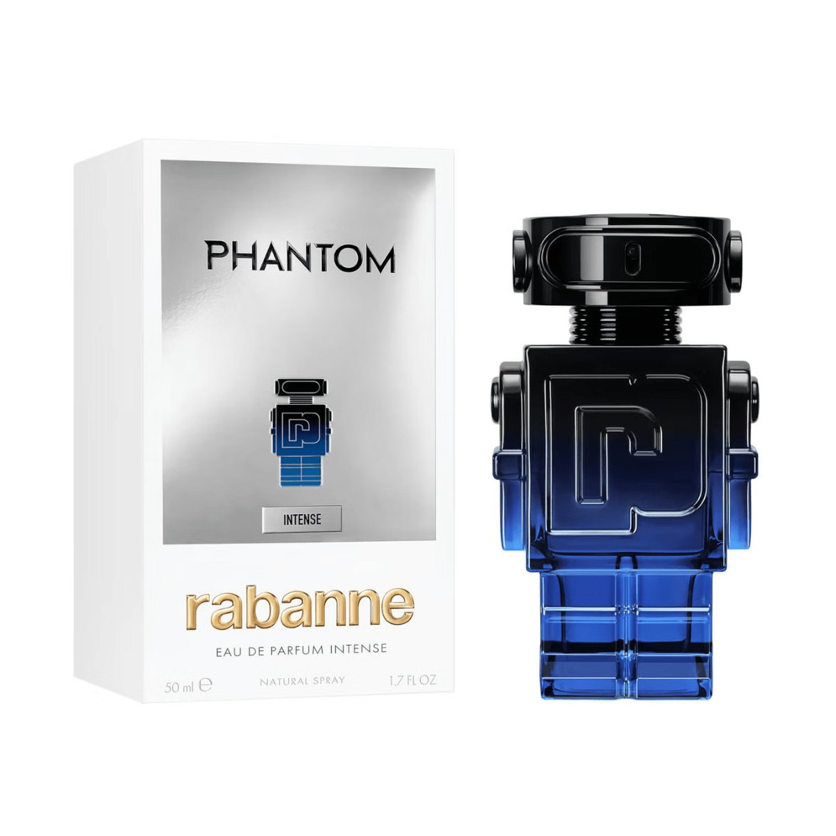 Paco Rabanne Men's Orange/Lavender Phantom Intense Eau De Parfum Aftershave Spray (50Ml, 100Ml) - 100Ml