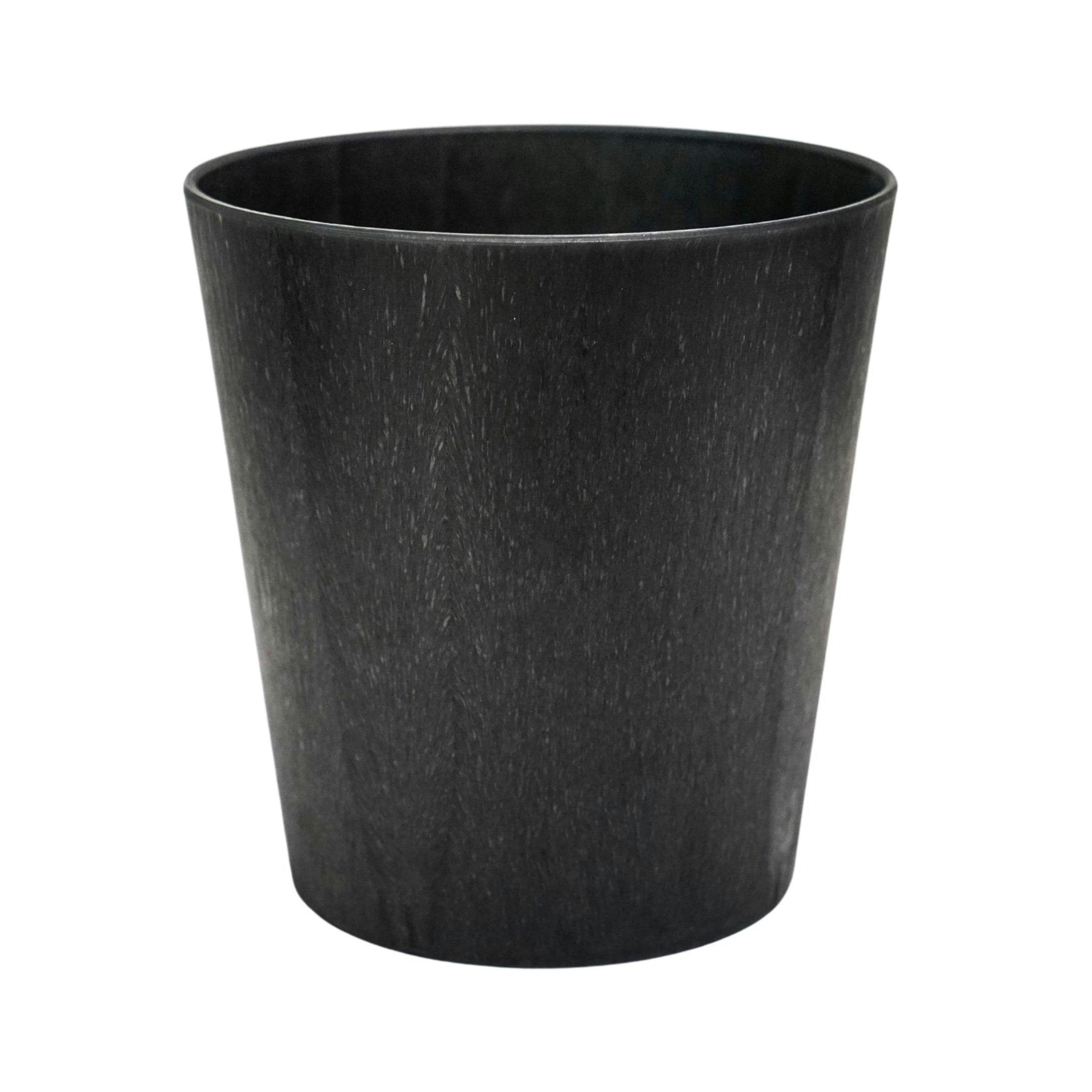 Ivyline Black Pula Recycled Planter