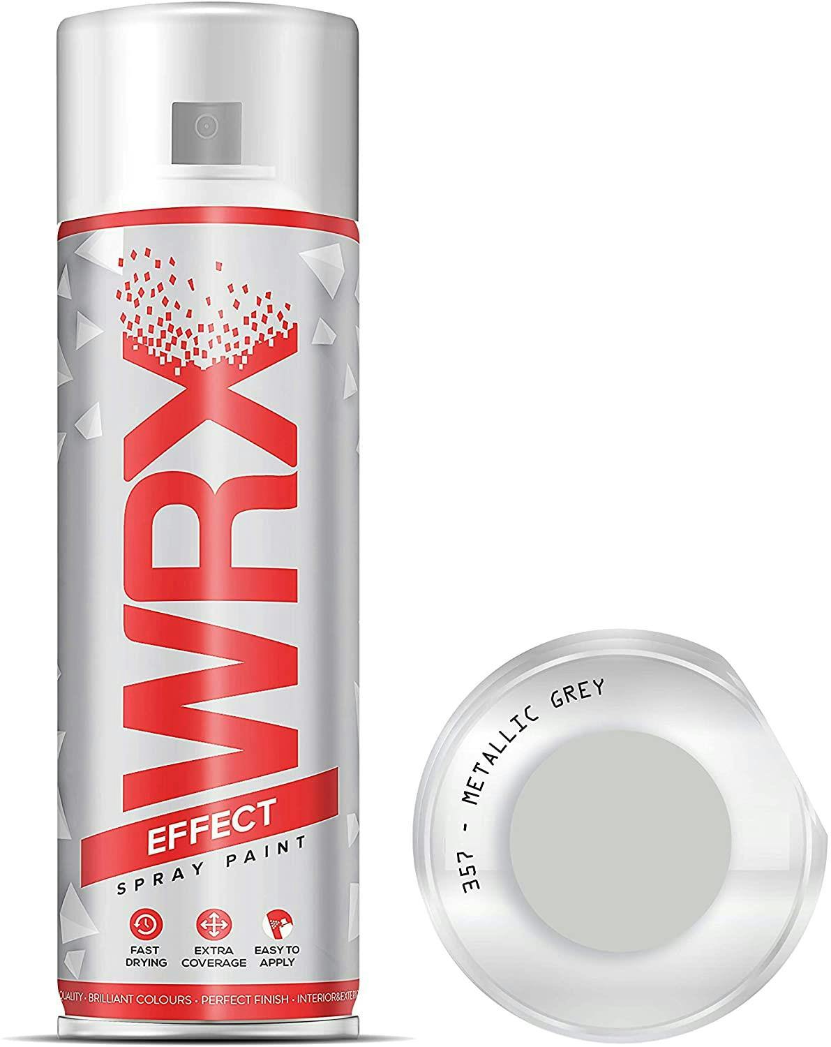 Wrx Grey Metallic Spray Paint Solvent Based 400Ml