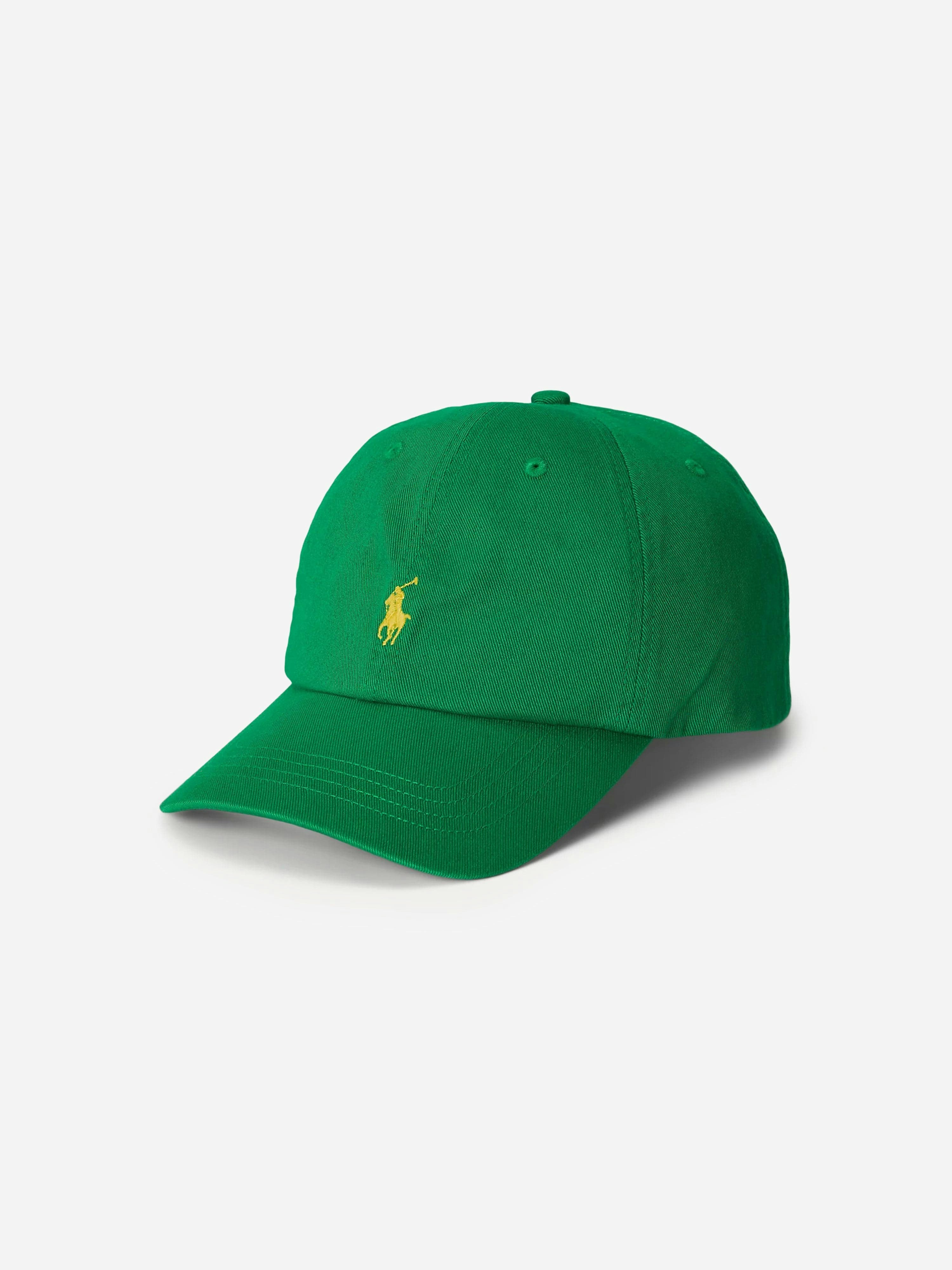Ralph Lauren Kids Boys Green Ralph Lauren Chino Twill Logo Cap In - 8 - 20 Yrs