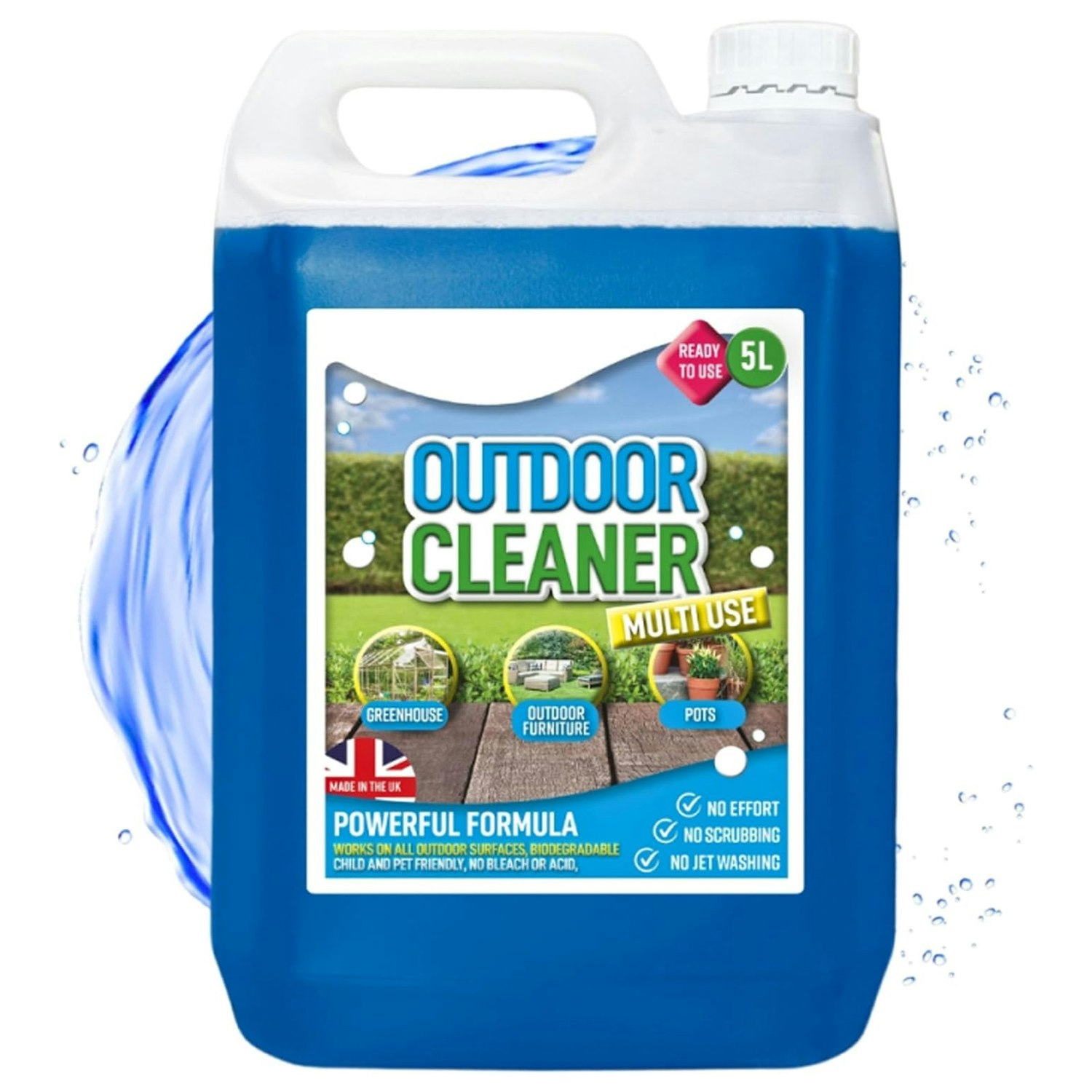 Storm Trading Group Multi Purpose Ready To Use Outdoor Cleaner Refreshes Paths & Patios - 1 X 5L