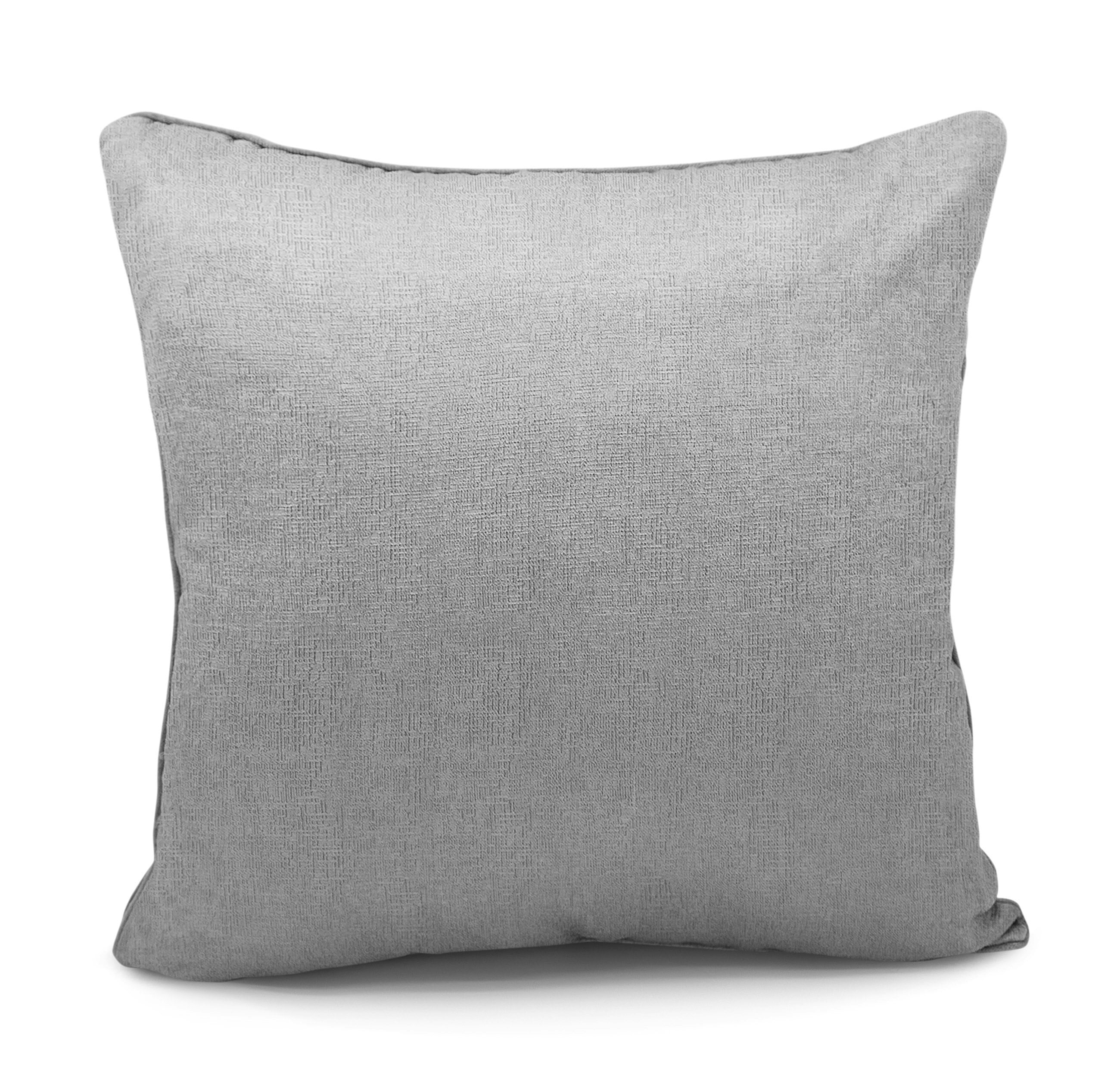 Rackhams Silver Embossed Plain Scatter Cushion - 43Cm X 43Cm