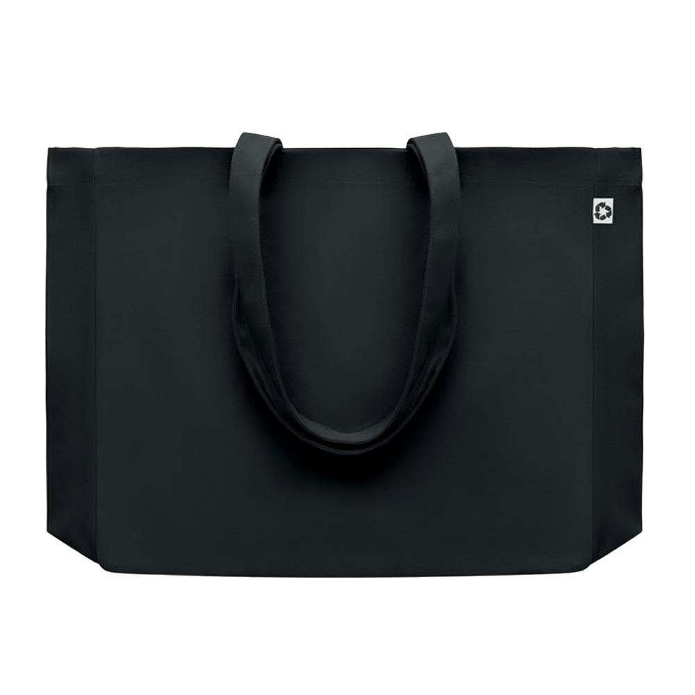 Midocean Black Respect Recycled Canvas Bag - One Size