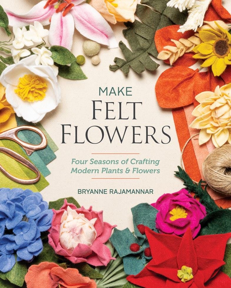 Make Felt Flowers by Bryanne Rajamannar (Paperback Book) - Image 5