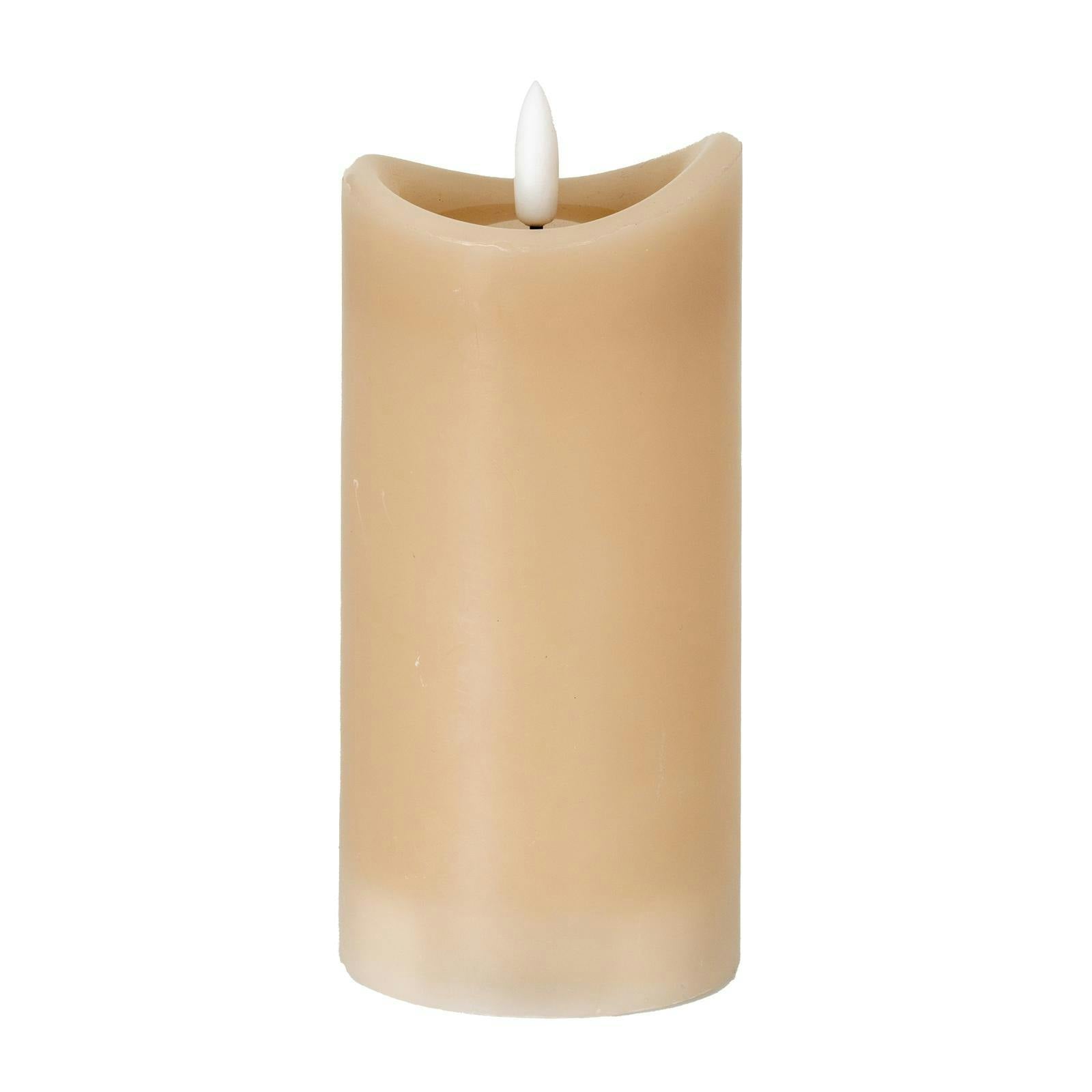 Hill Interiors Luxe Collection Led Candle (Batteries Included) - Taupe - Taupe - One Size - 100% Mixed
