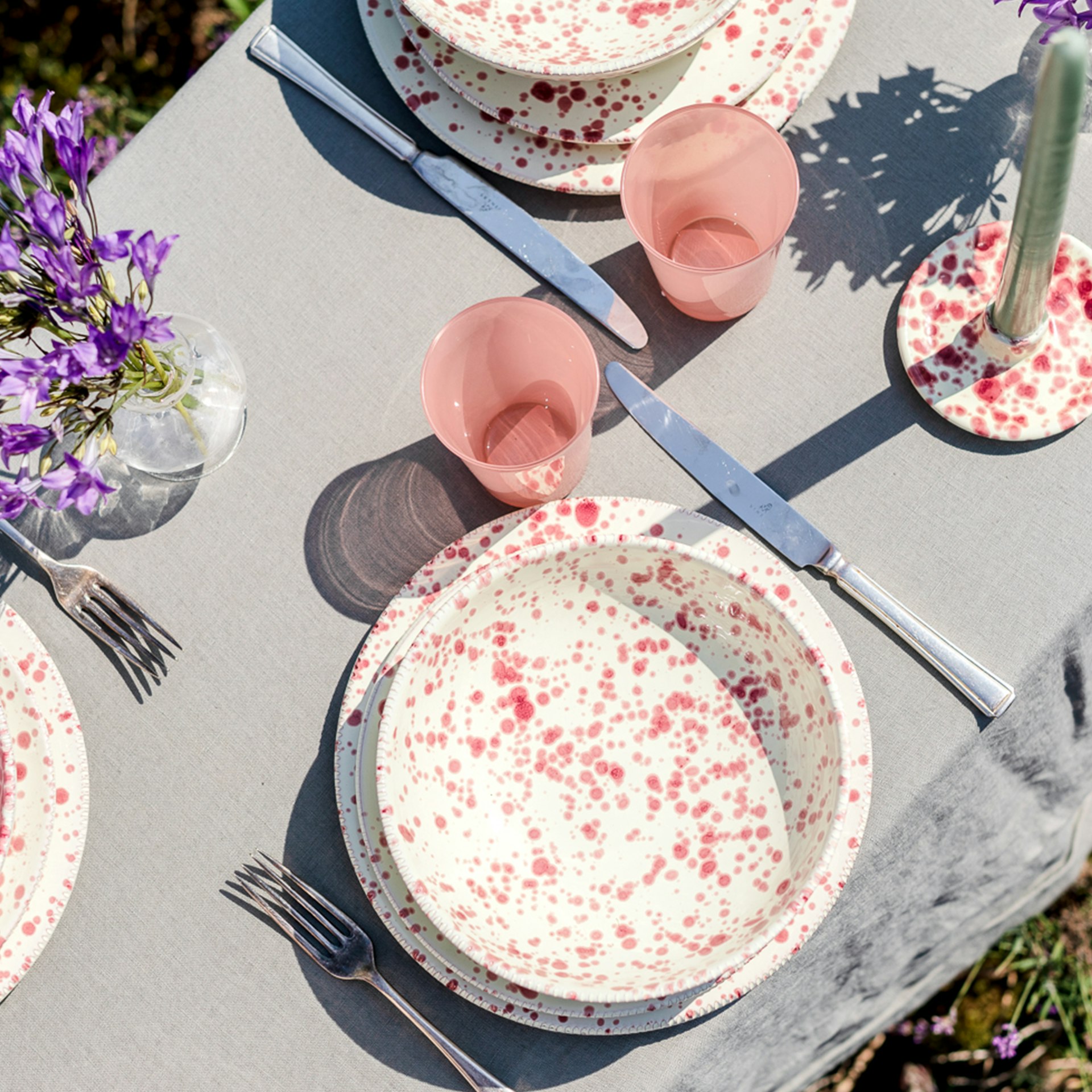 Hot Pottery Cranberry Signature Set