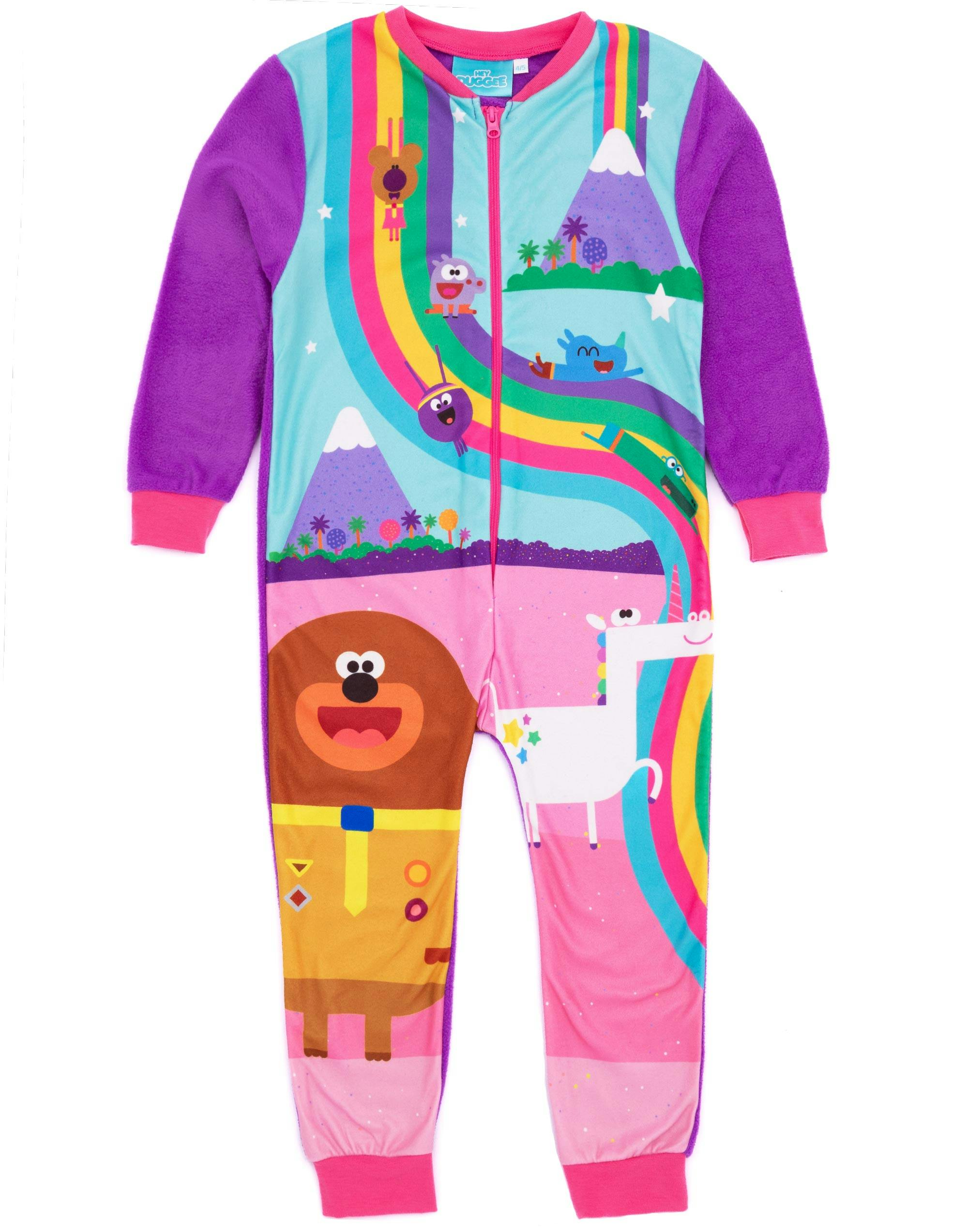 Vanilla Underground Girls Purple Hey Duggee Unicorn Onesie - 4-5 Years
