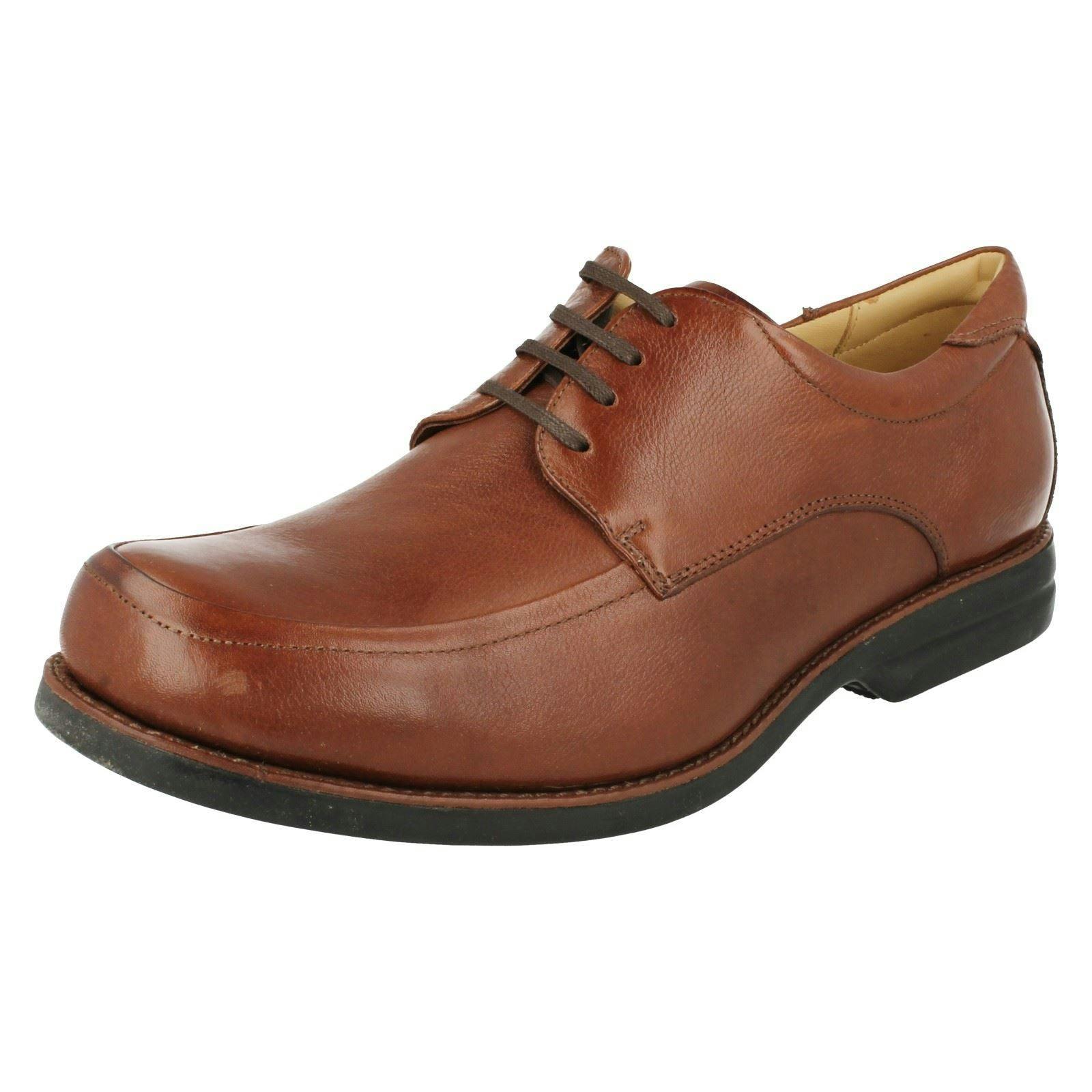 Anatomic Men's Smart Leather Shoes Anapolis - Pinhao Toast Floater - Uk 12