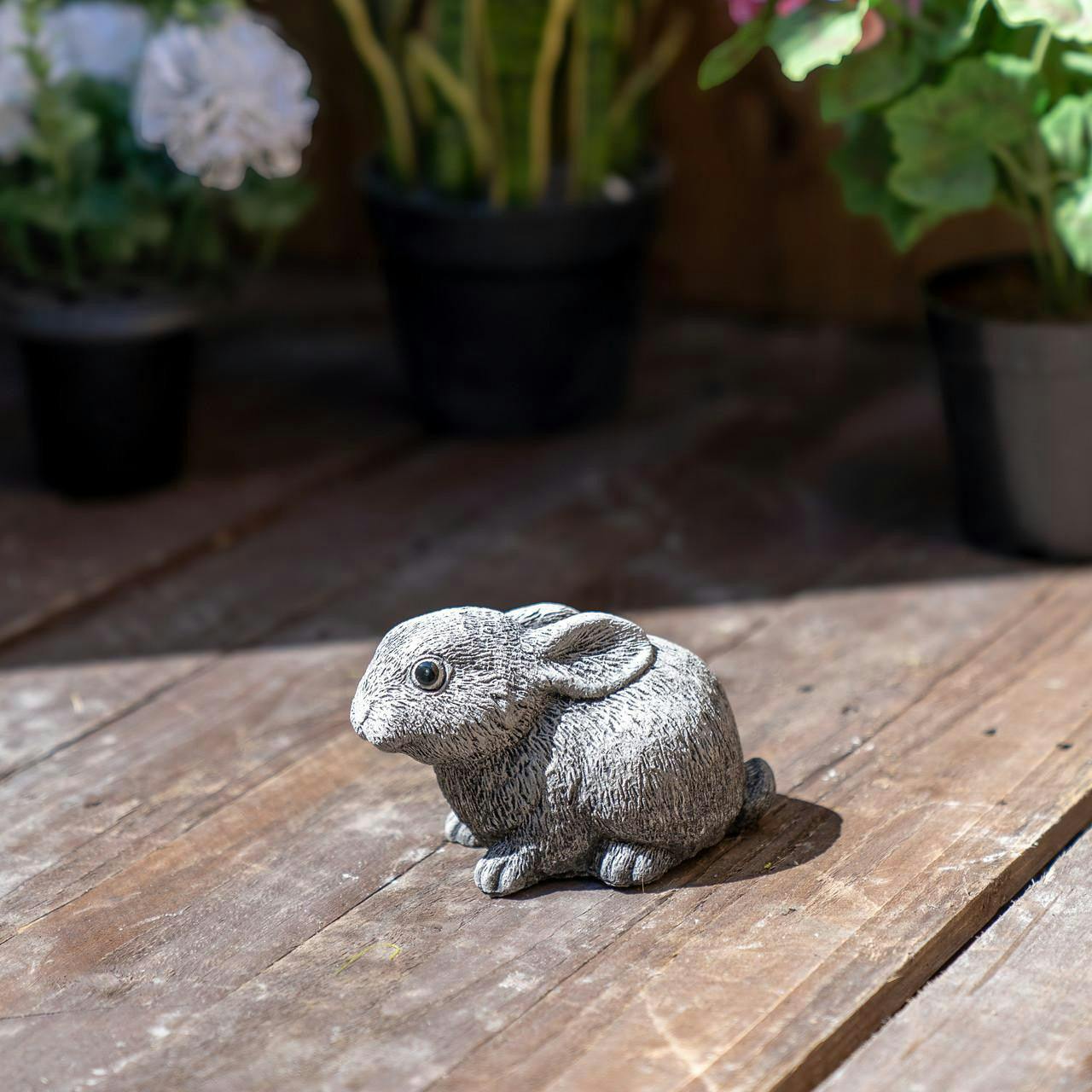 Rackhams Adorable Small Rabbit Garden Ornament