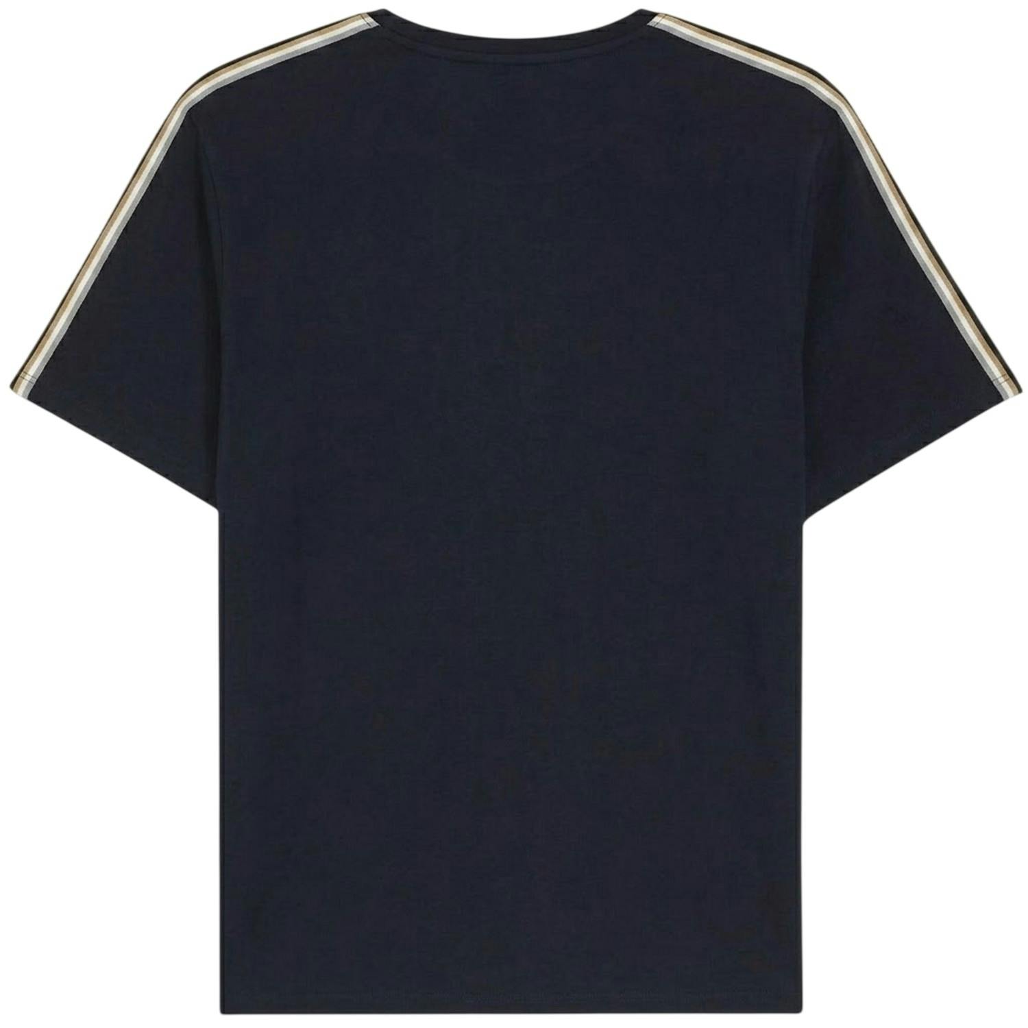 Boss Men's Dark/Blue Unique Cotton T-Shirt - S - 95% Cotton/5% Elastane
