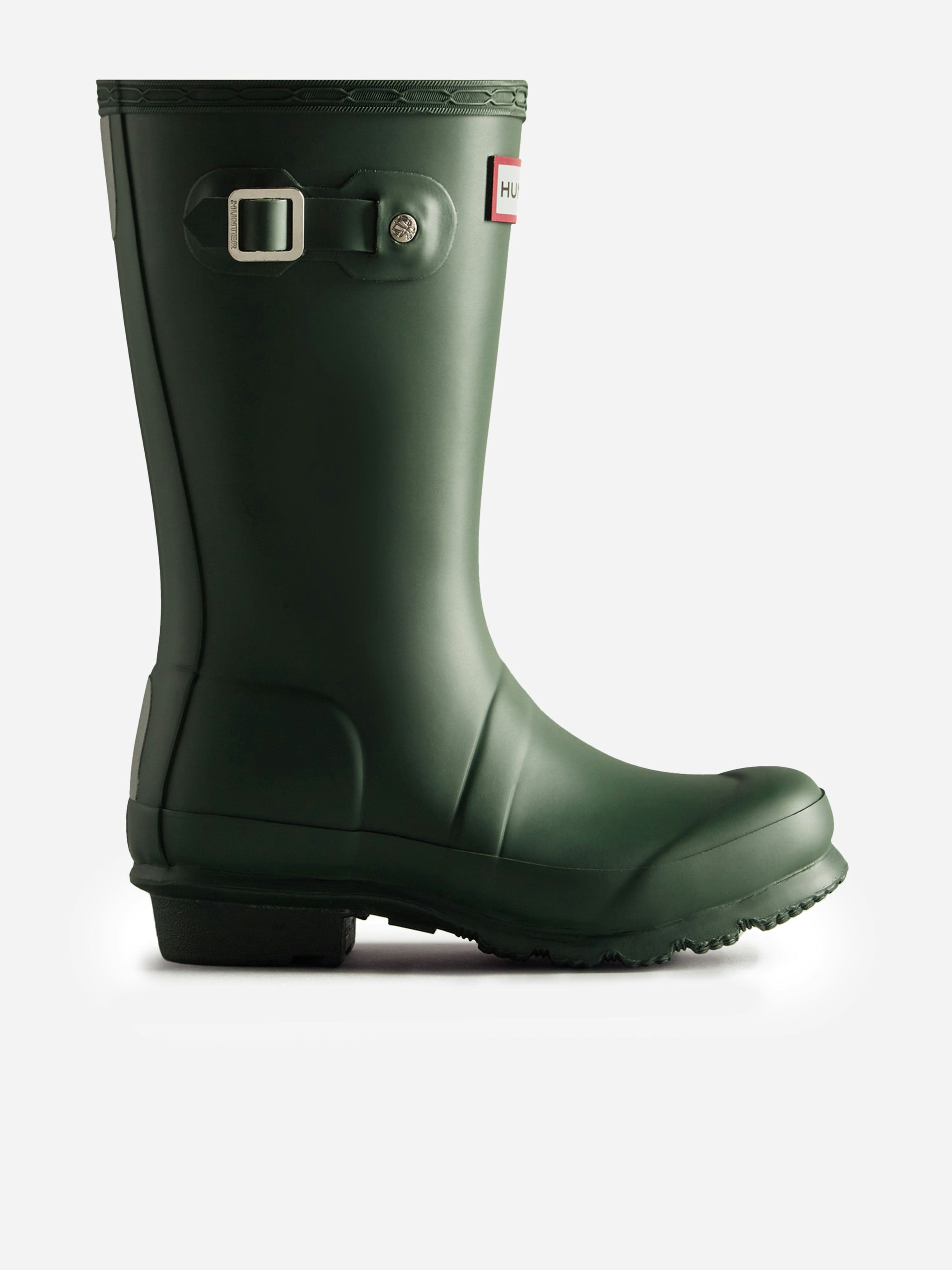 Hunter Unisex Kids Green Kids Original Wellington Boots In - Eu 31 Uk 12