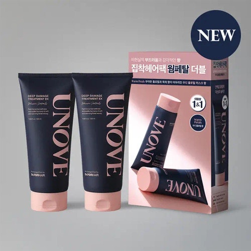 Unove Deep Damage Treatment Ex 320Ml Warm Petals Duo Set