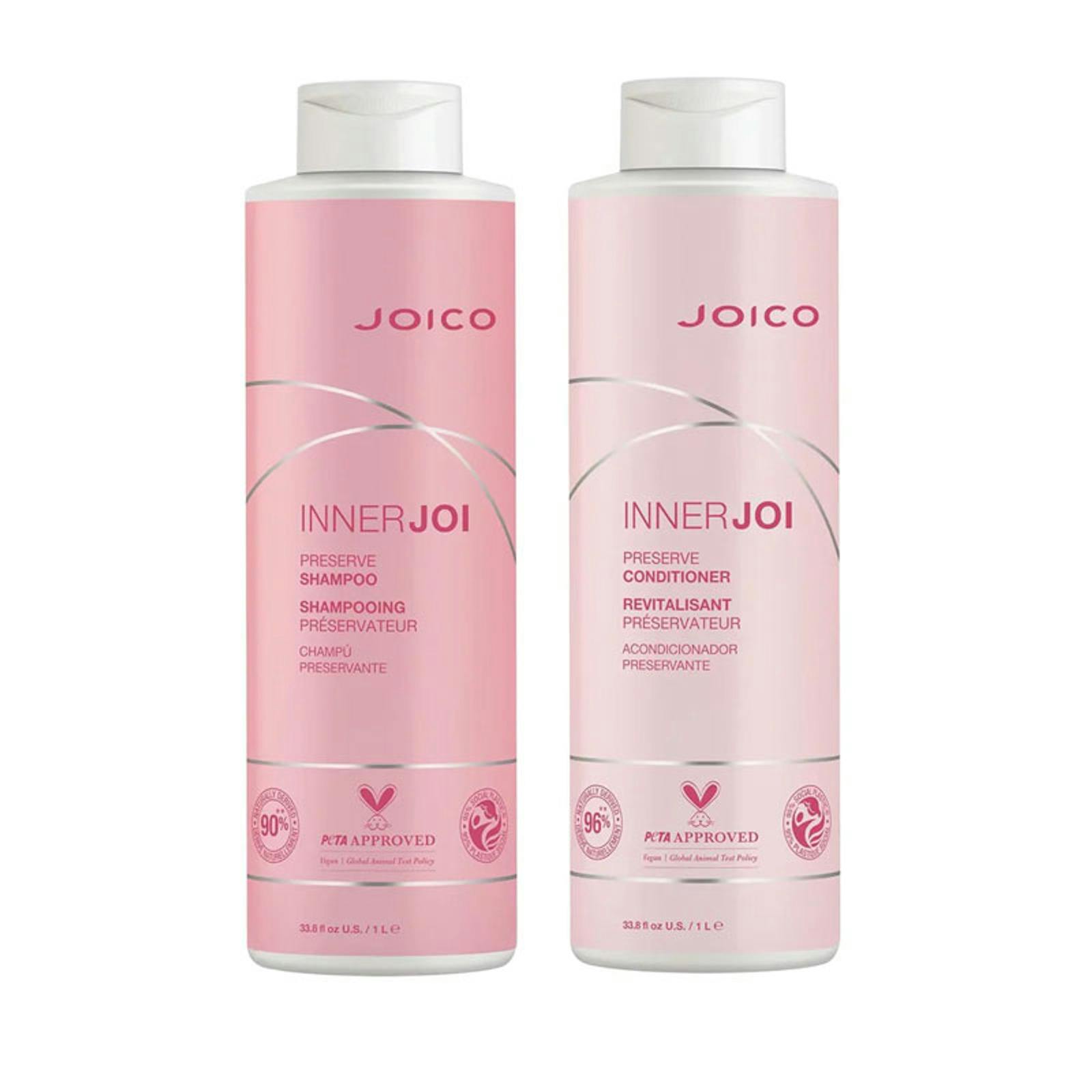 Joico Innerjoi Preserve Shampoo Conditioner Duo - 1000 Ml