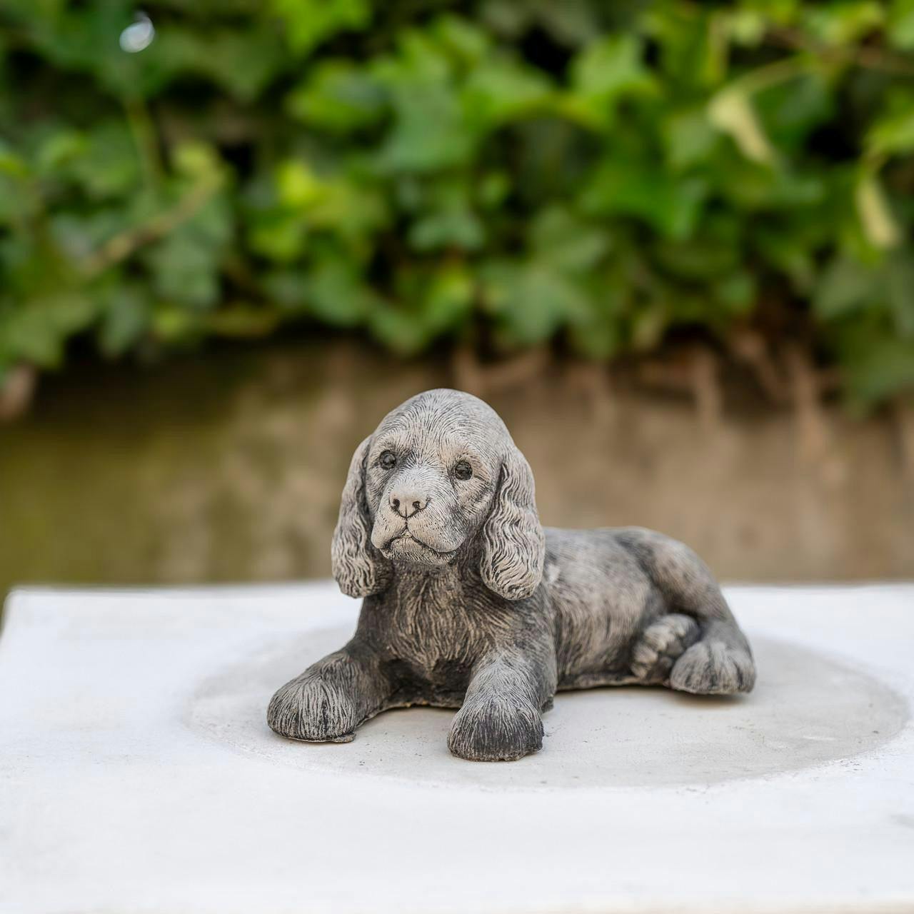 Rackhams Adorable Small Lying Spaniel Ornament