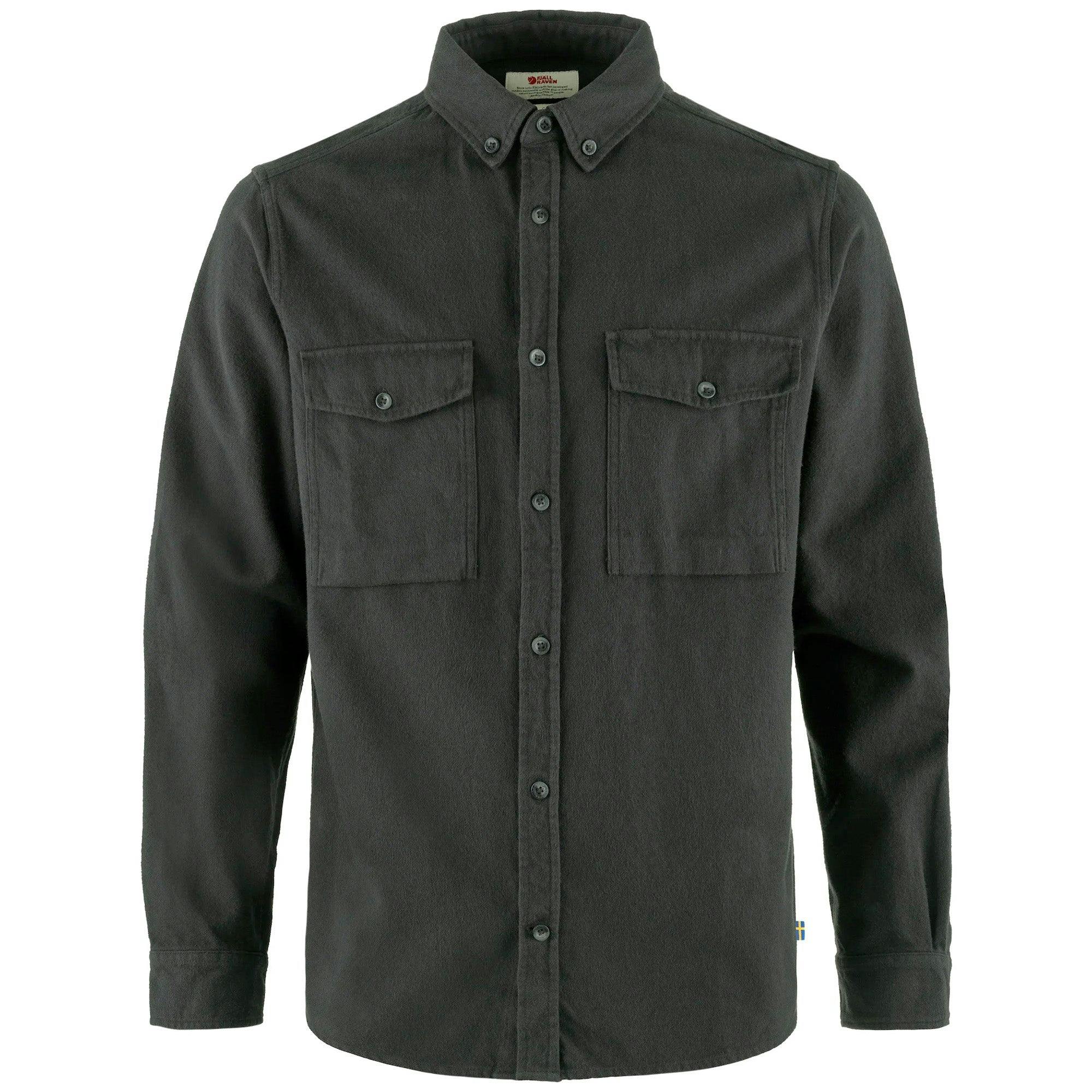 Fjallraven Dark/Grey Fjällräven Övik Twill Shirt - Grey/ - Large