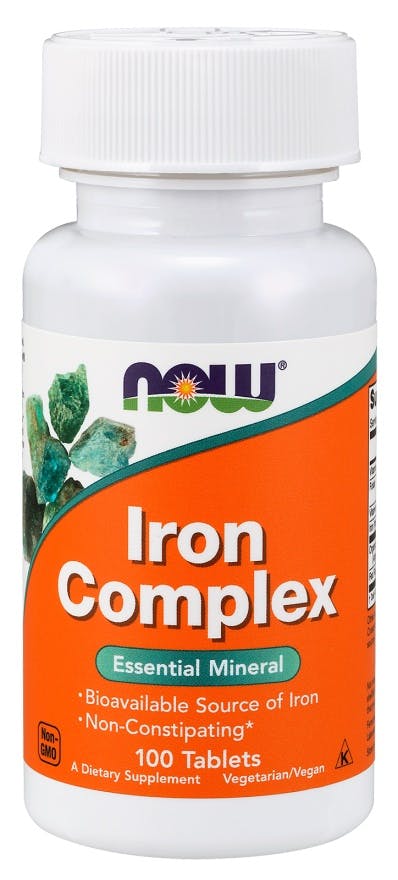 Now Foods Iron Complex - 100 Tablets - Image 6
