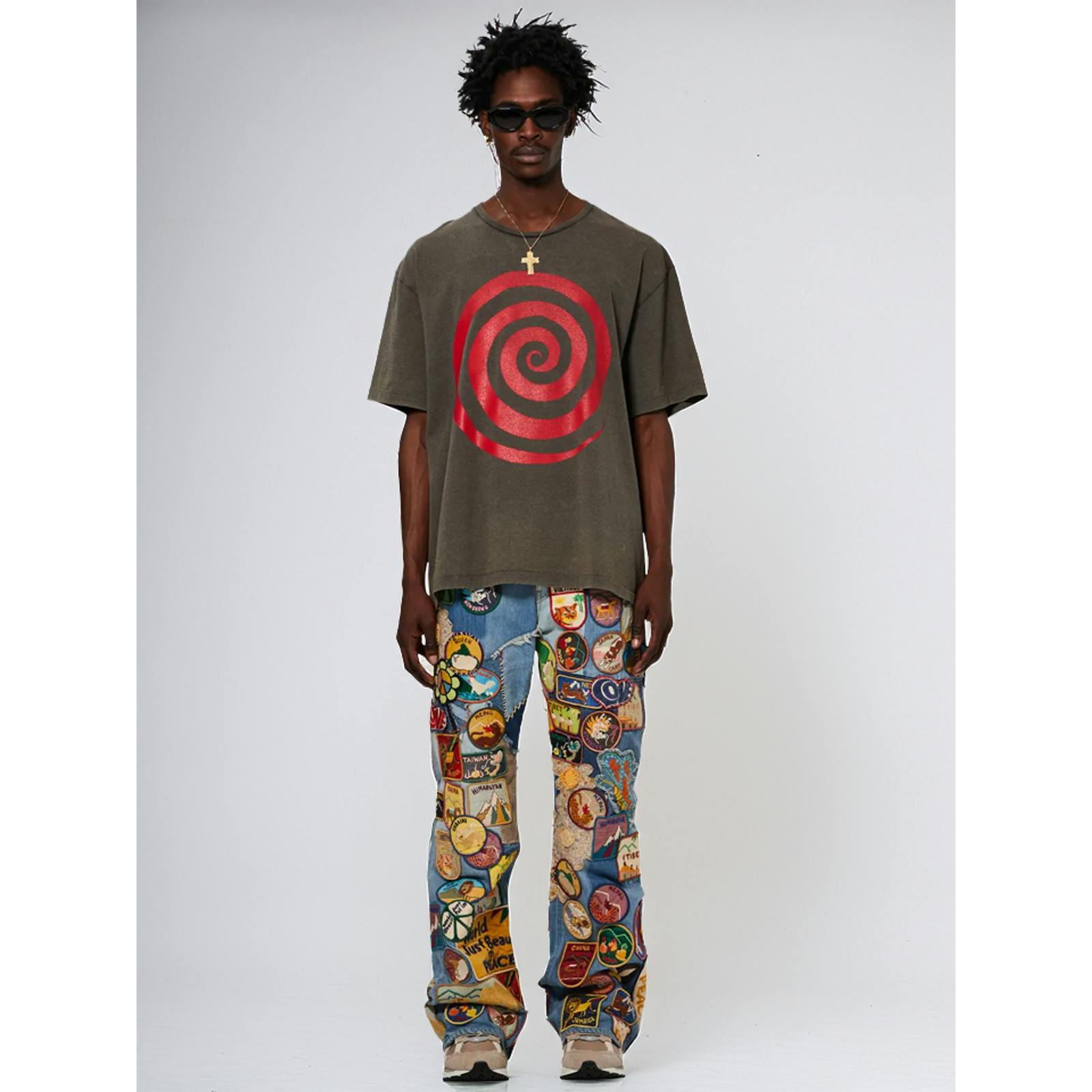 Gallery Dept. Black Lost Faded T-Shirt In - Xs