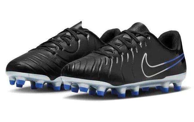 Nike Boys Black / Girls Tiempo Legend Fg Football Boots - Uk 5.5 Eu 38.5