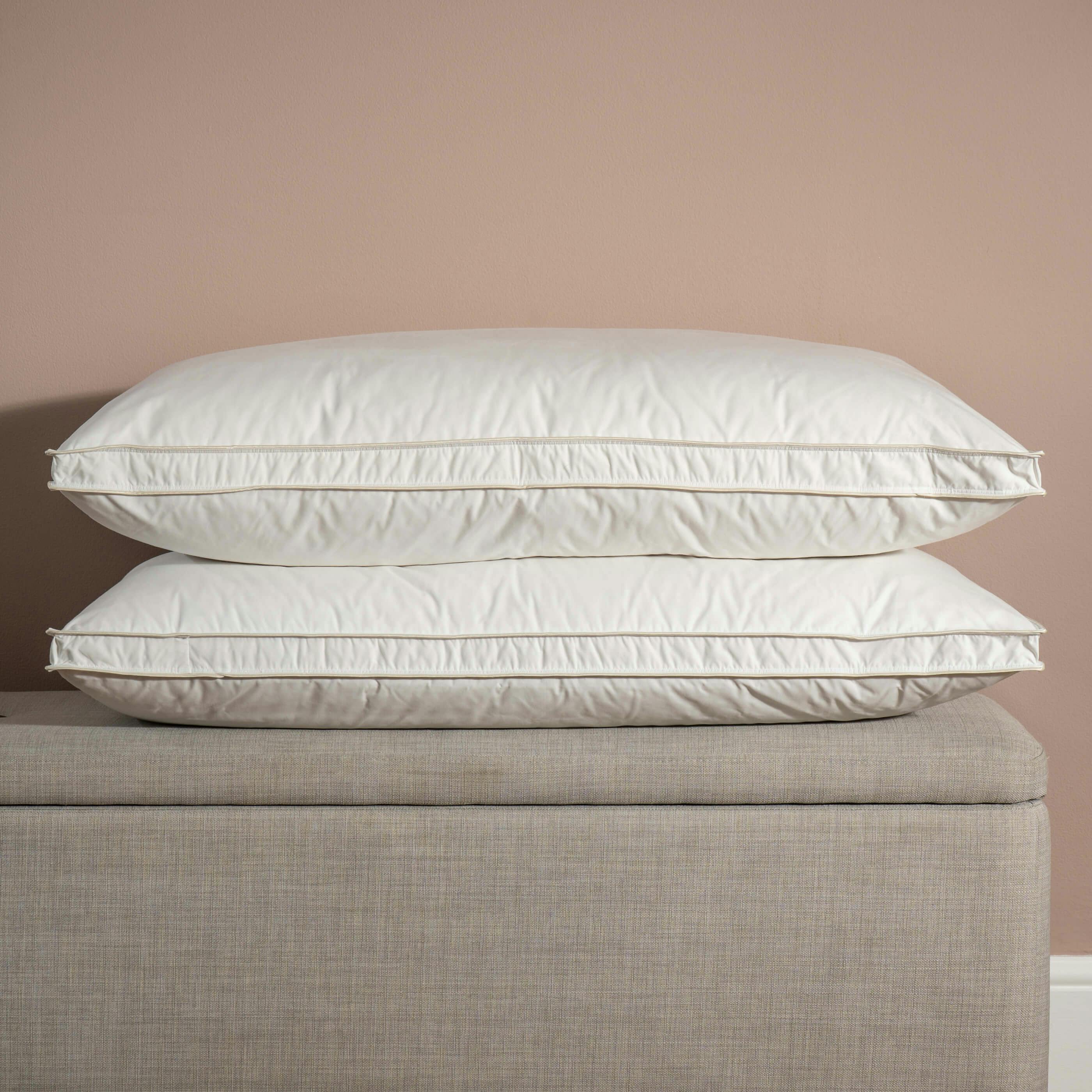 Soak&Sleep Hungarian Goose Down Pillows - Soft/Medium - Standard Chamber - Pair