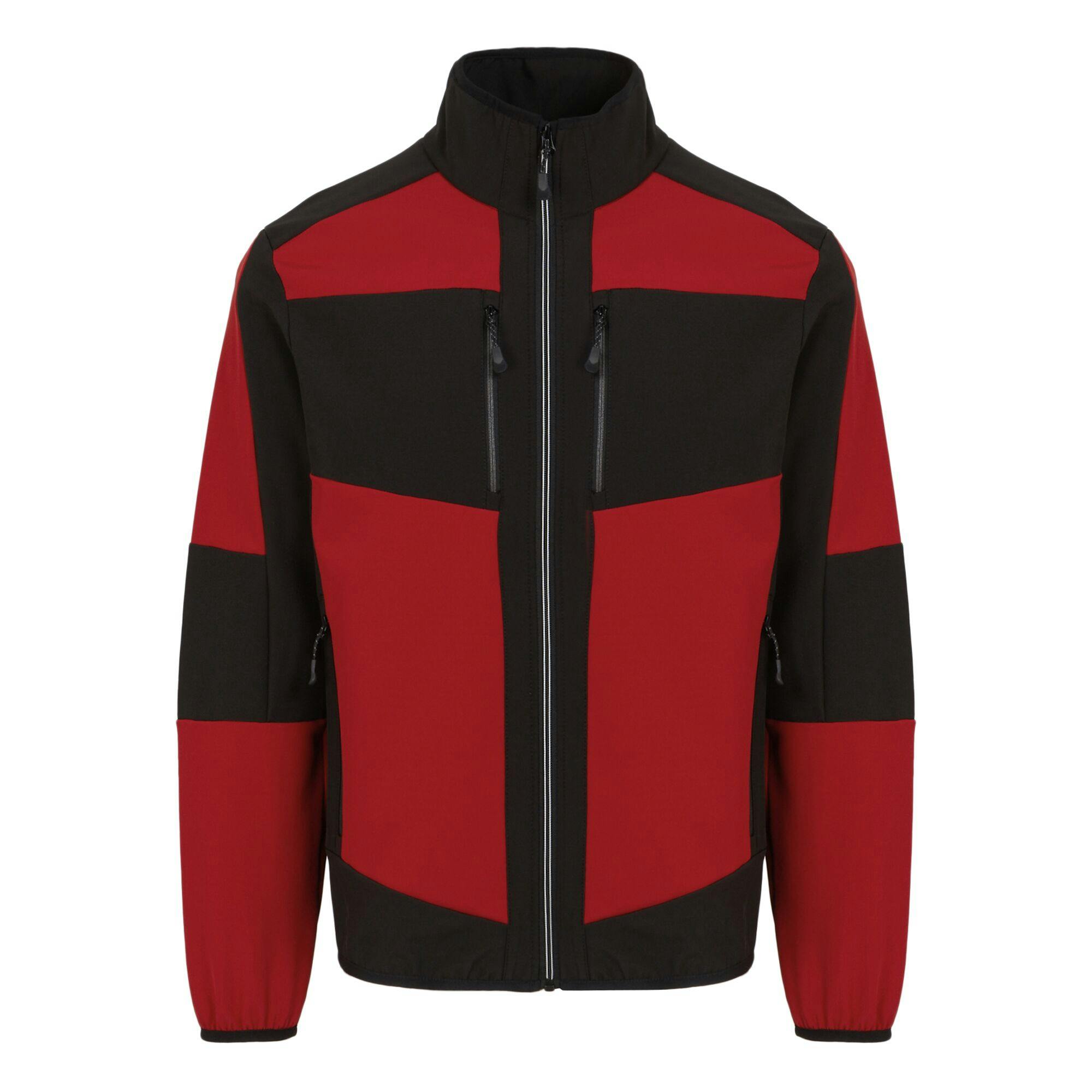 Regatta Unisex Red/Black Professional Adult 2 Layer Soft Shell Jacket - Classic - Xs - Classic - 100% Mixed