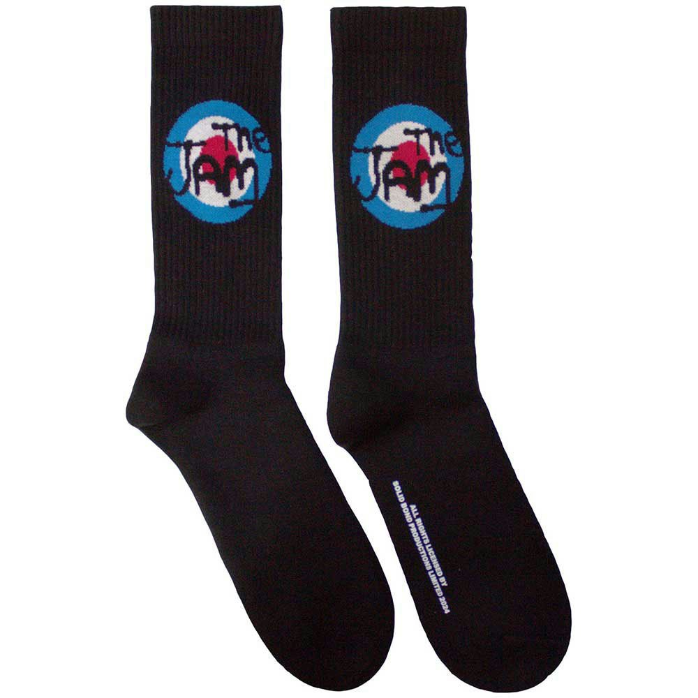 Paradiso Clothing Unisex Black The Jam Target Logo Ankle Socks