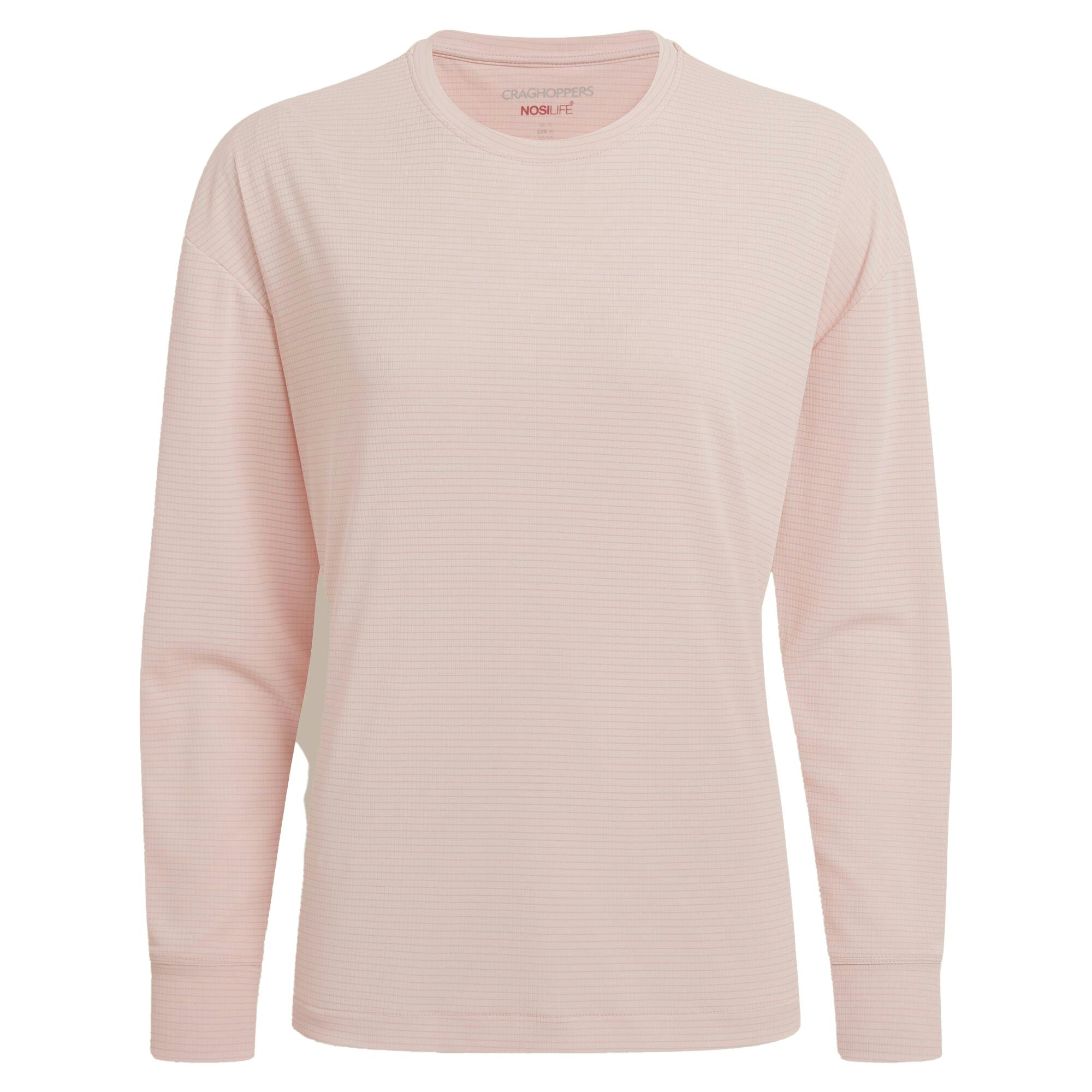 Craghoppers Women's Nosilife Long-Sleeved T-Shirt - Sherbert Dip - 10 Uk - Sherbert Dip - 100% Recycled Polyester