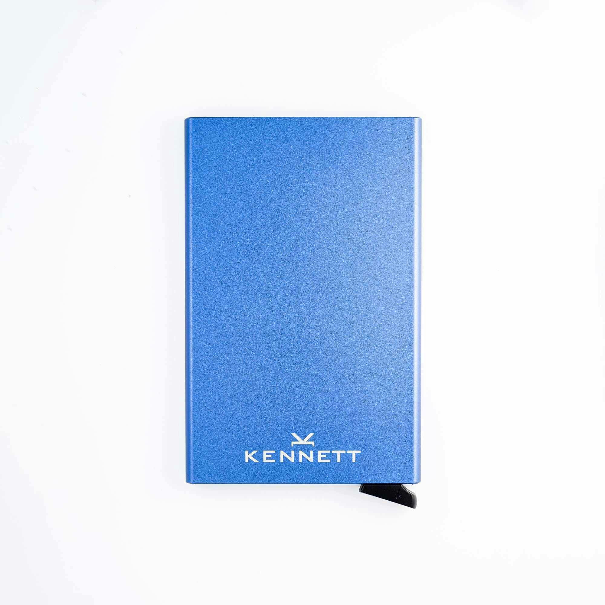 Kennett Blue Card Holder Smart Wallet – Rfid Blocking & Slim Design