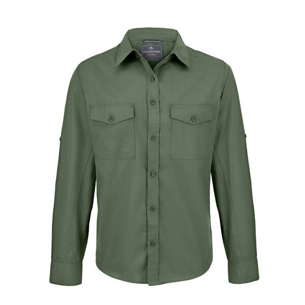 Craghoppers Men's Dark/Green Expert Kiwi Shirt - Cedar - Cedar - 3XL