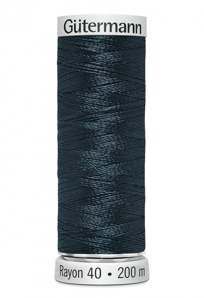 Gutermann No 40 Sulky Rayon Embroidery Thread 200M Rayon Thread Suitable For Embroidery - 1171 - 200 Metres