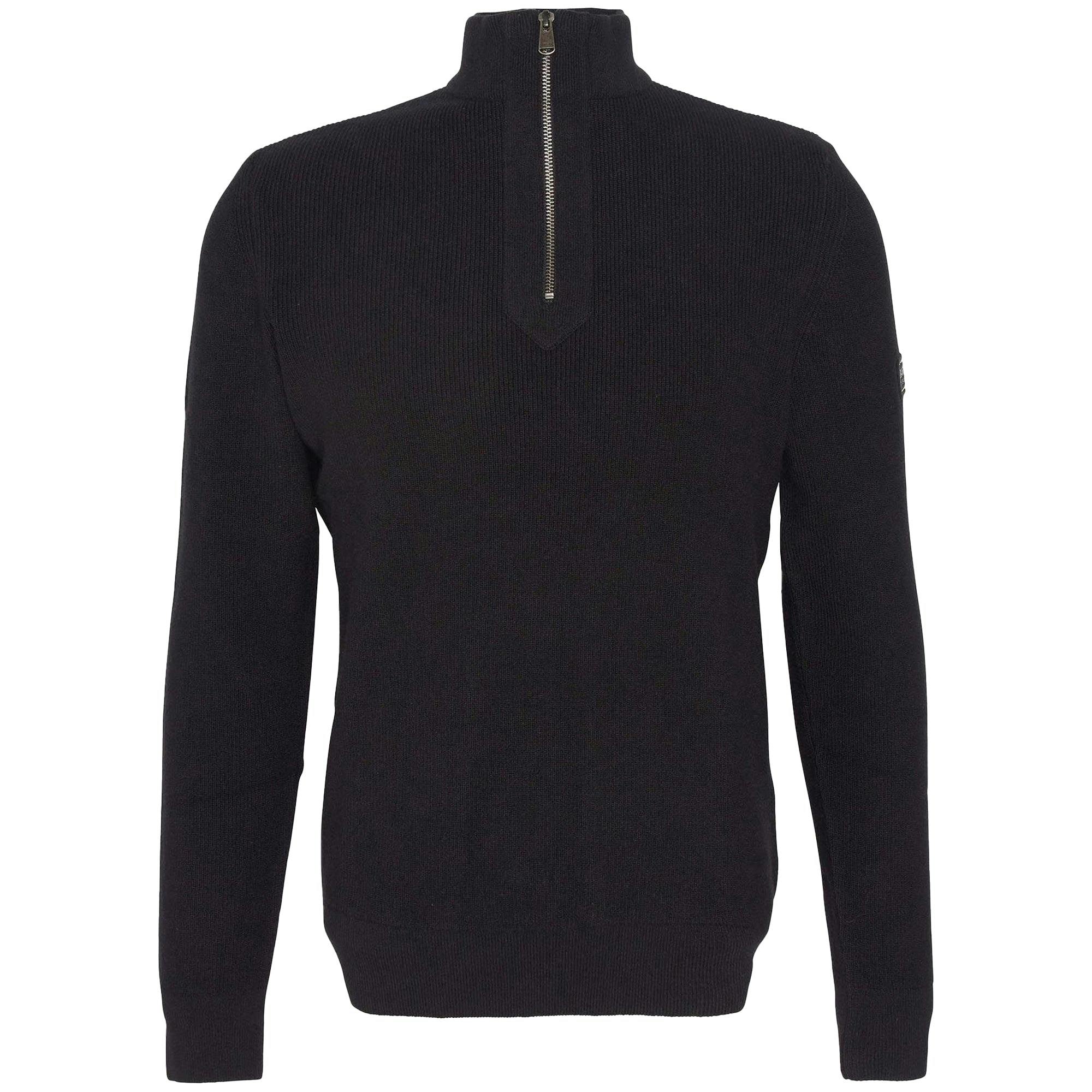 Barbour International Black Crawley Half-Zip Knit - XX-Large
