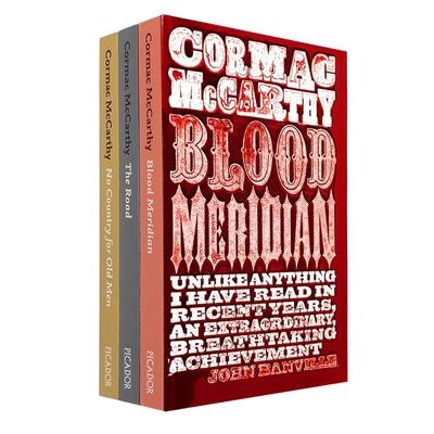 Picador Men's Cormac Mccarthy 3 Books Collection Set The Road, Blood Meridian, No Country For Old